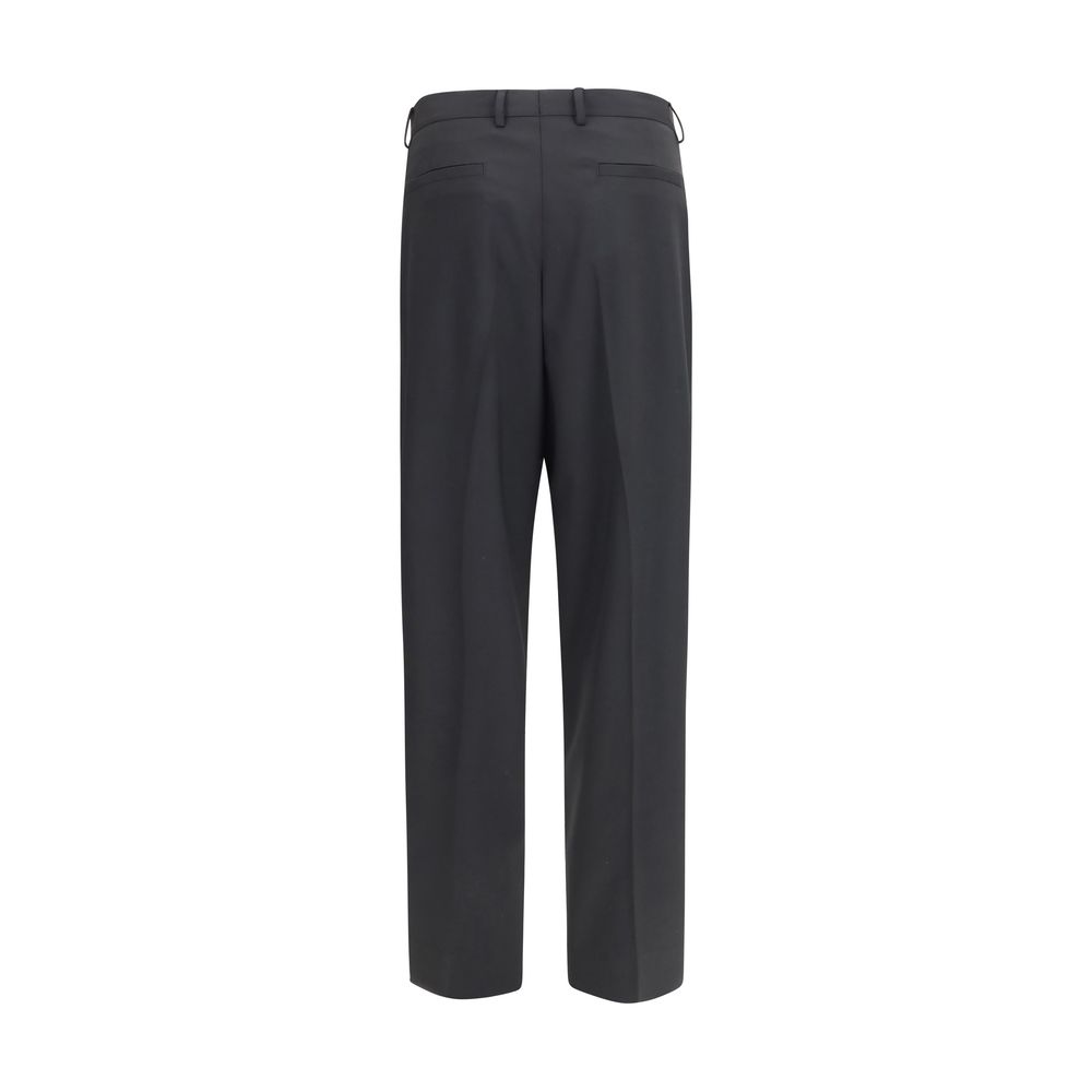 Dolce & Gabbana Black Wool Oves Aries Dress Pants - Image 2