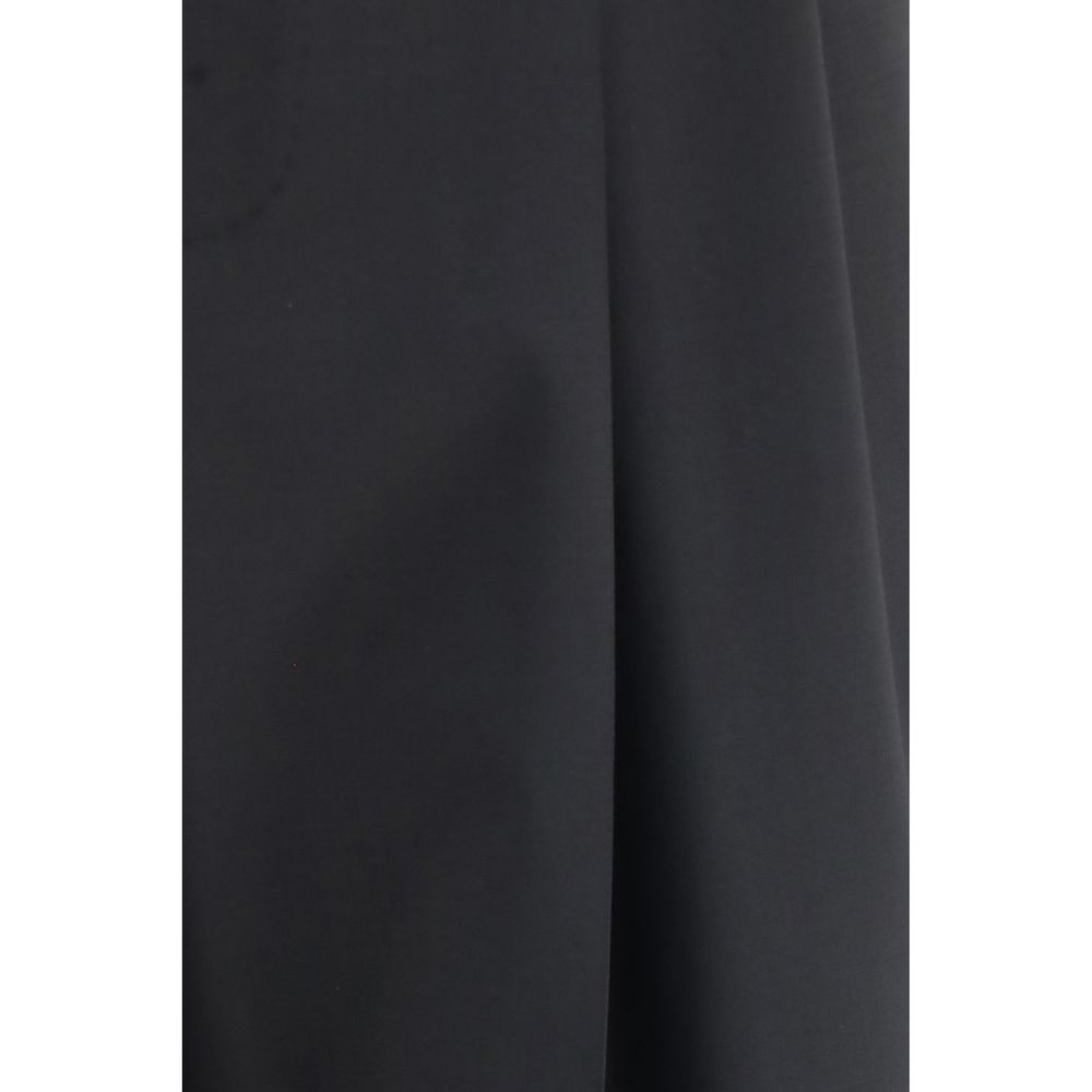 Dolce & Gabbana Black Wool Oves Aries Dress Pants - Image 3
