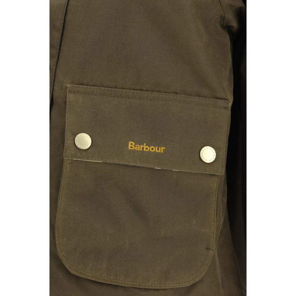 Barbour Bicolor Cotton Full-Length Jacket - Image 3