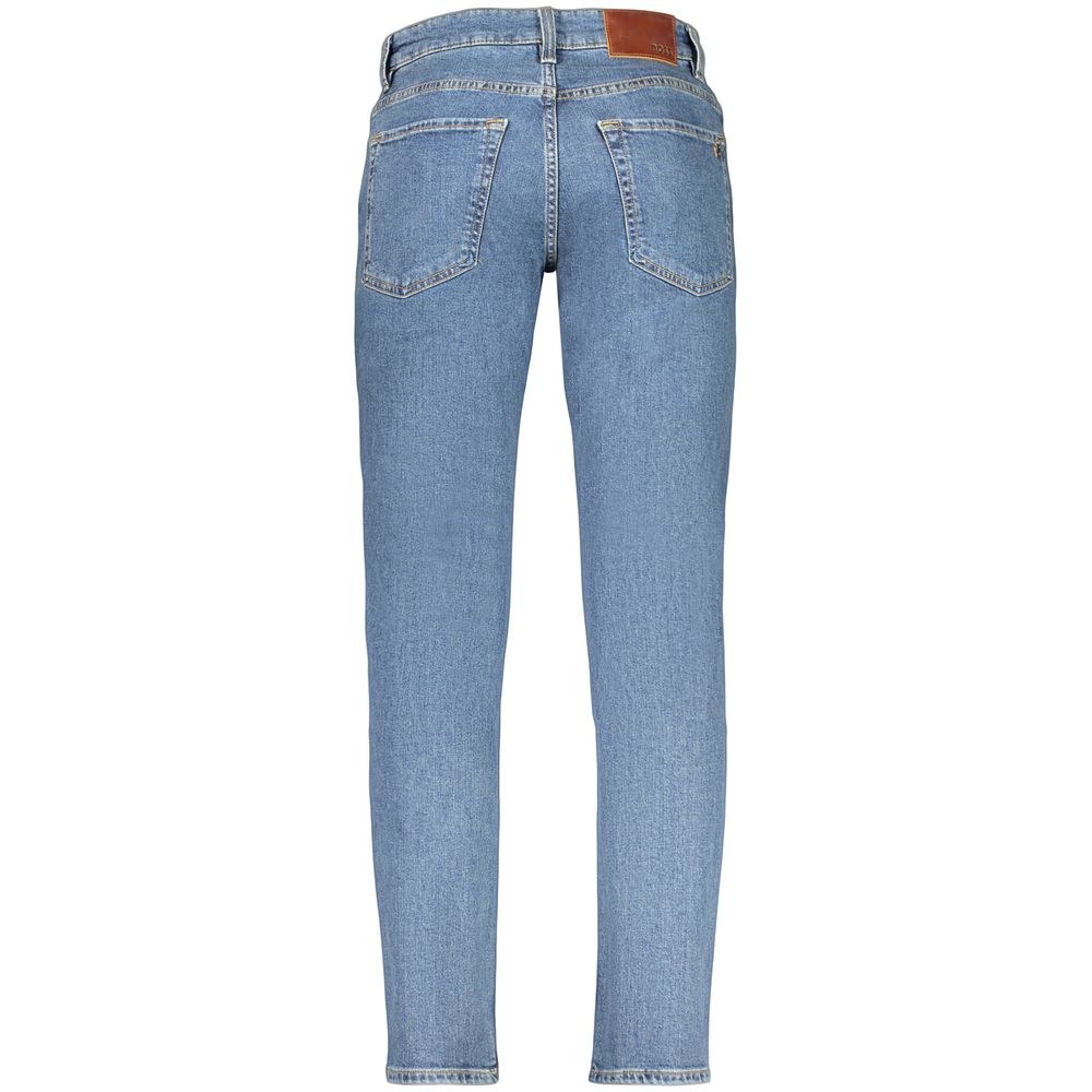 Hugo Boss Blue Cotton Men's Jean - Image 2