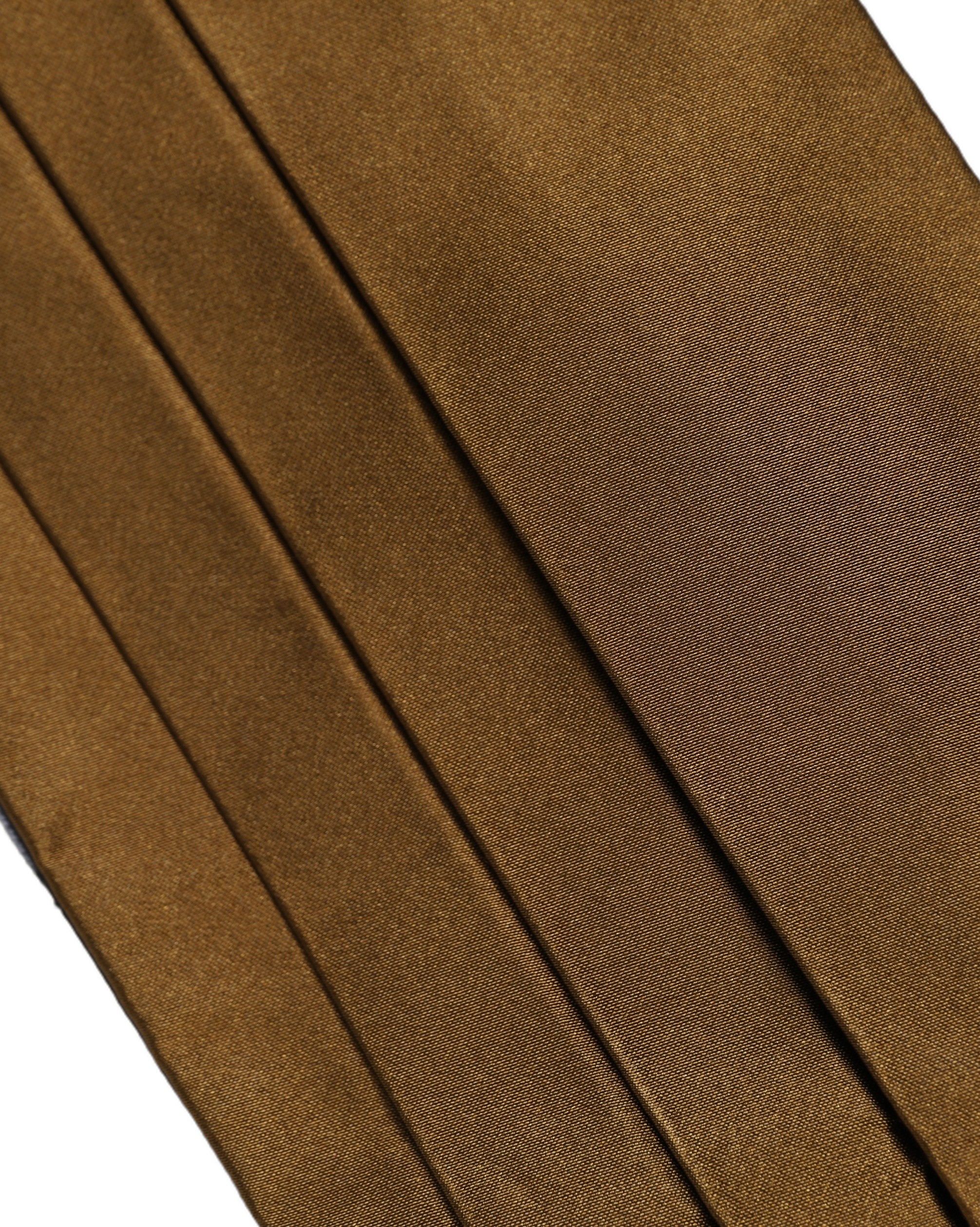 Dolce & Gabbana Brown Men 100% Silk Belt Waist Cummerbund - Image 5