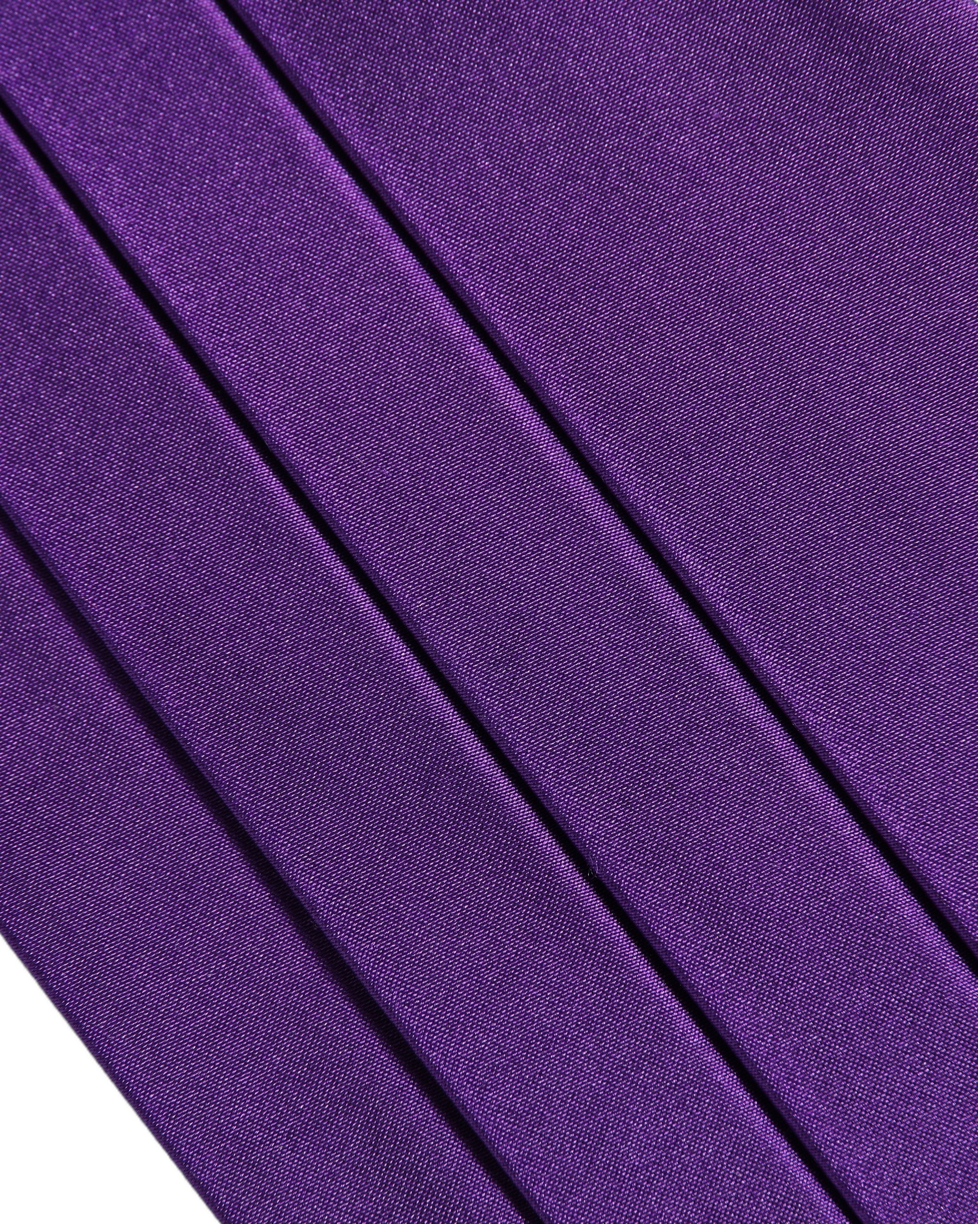 Dolce & Gabbana Violet Men 100% Silk Belt Waist Cummerbund