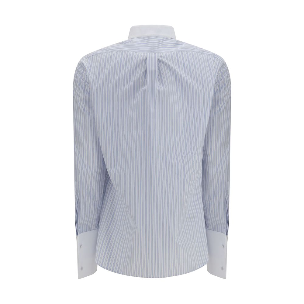Tom Ford Blue Cotton Pattern Shirt - Image 2
