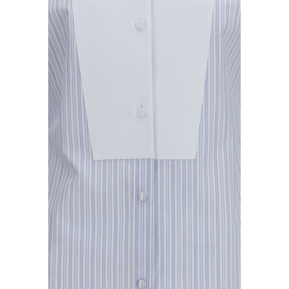 Tom Ford Blue Cotton Pattern Shirt - Image 3