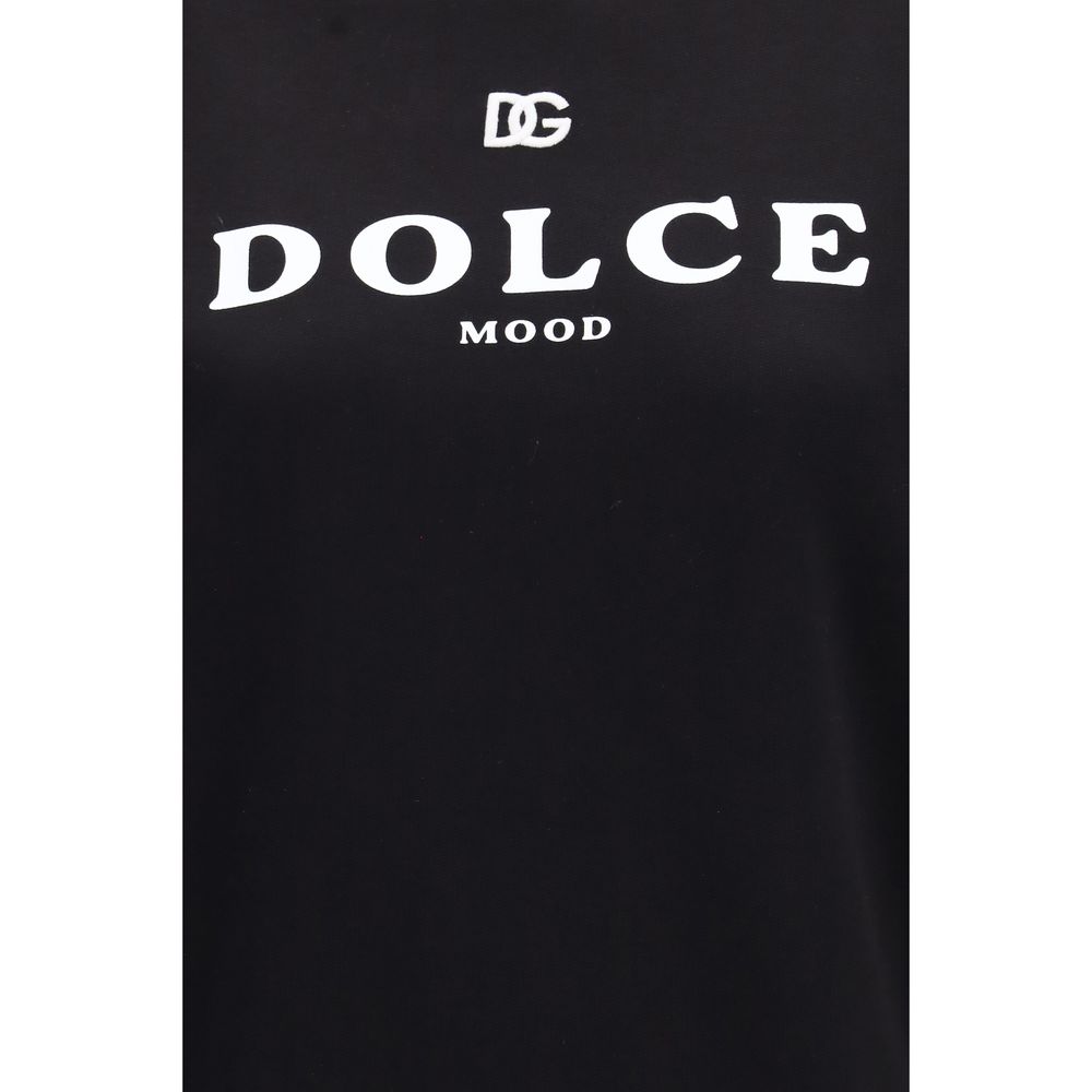 Dolce & Gabbana Black Cotton Sweatshirt - Image 3