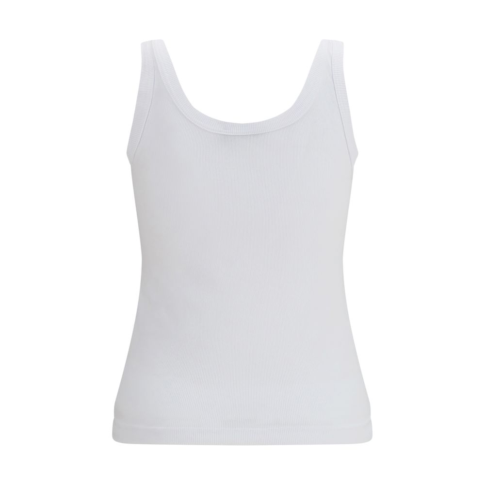 Dolce & Gabbana White Cotton Tank Tops - Image 2