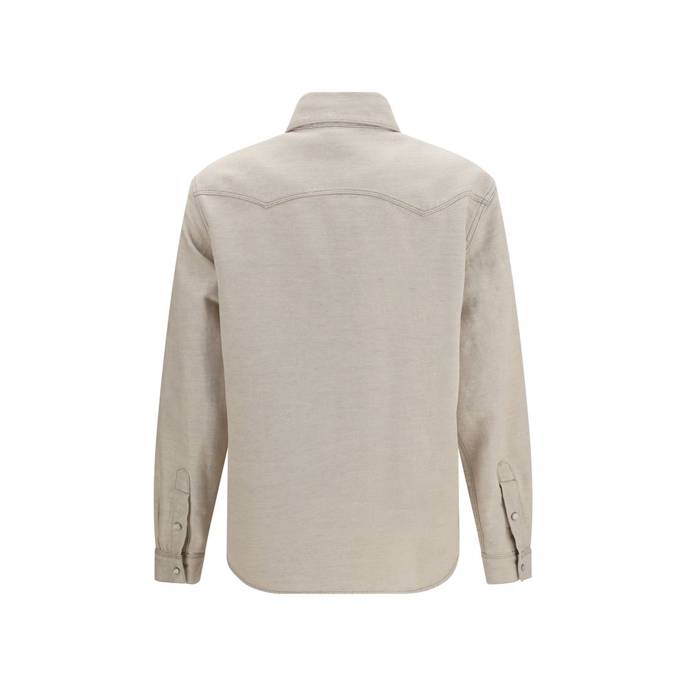 Fendi Beige Denim Shirt - Image 2