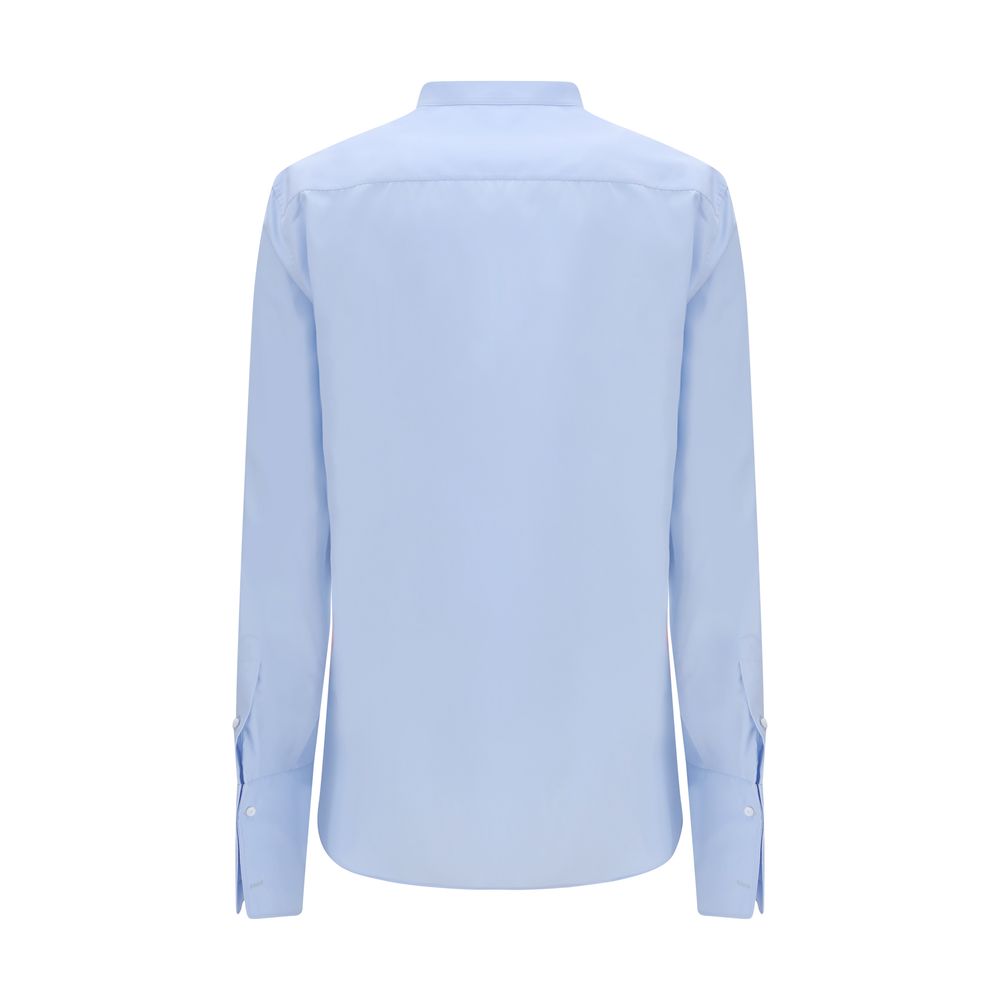 Fendi Blue Cotton Dress Shirt - Image 2