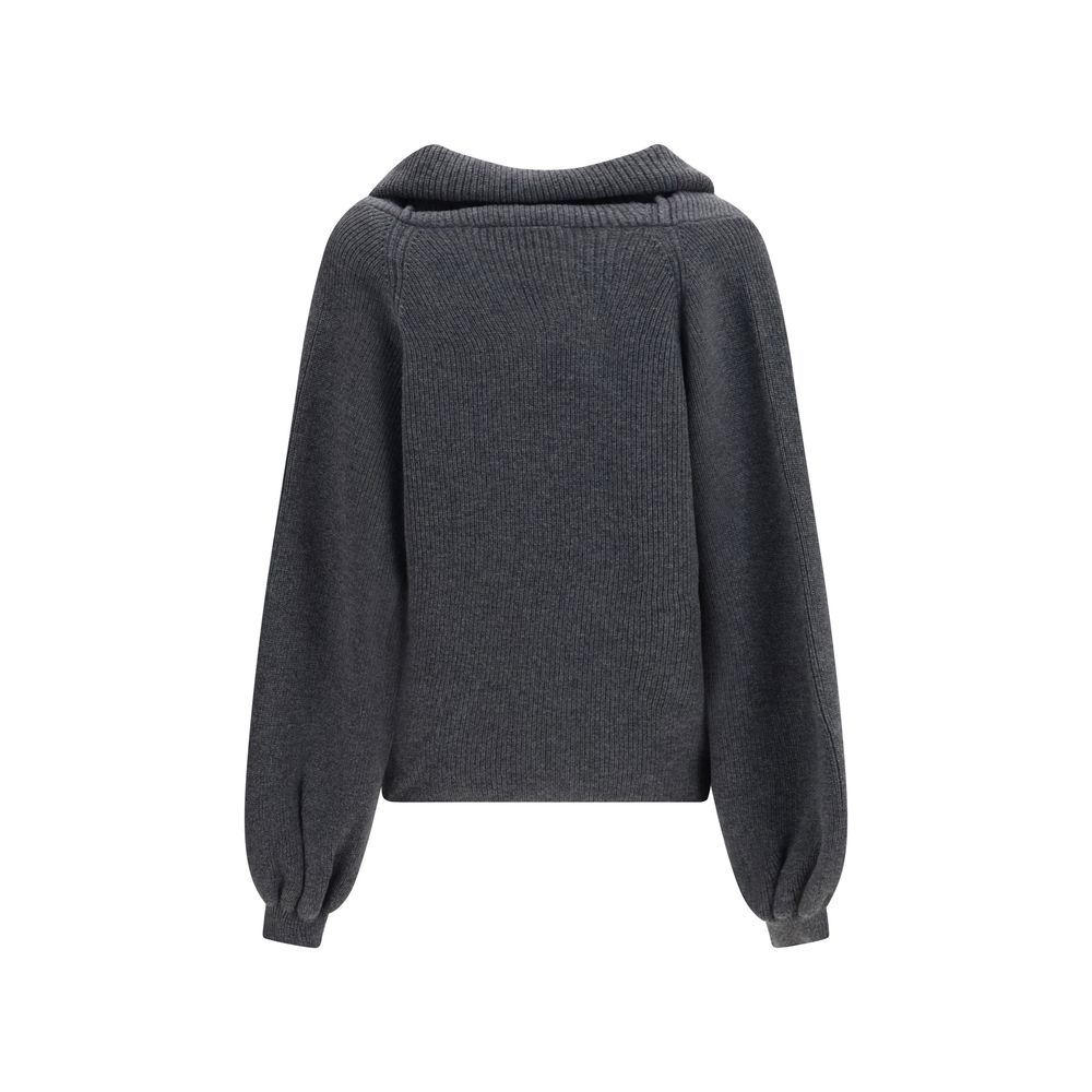 Dolce & Gabbana Gray Wool Oves Aries Cardigan - Image 2