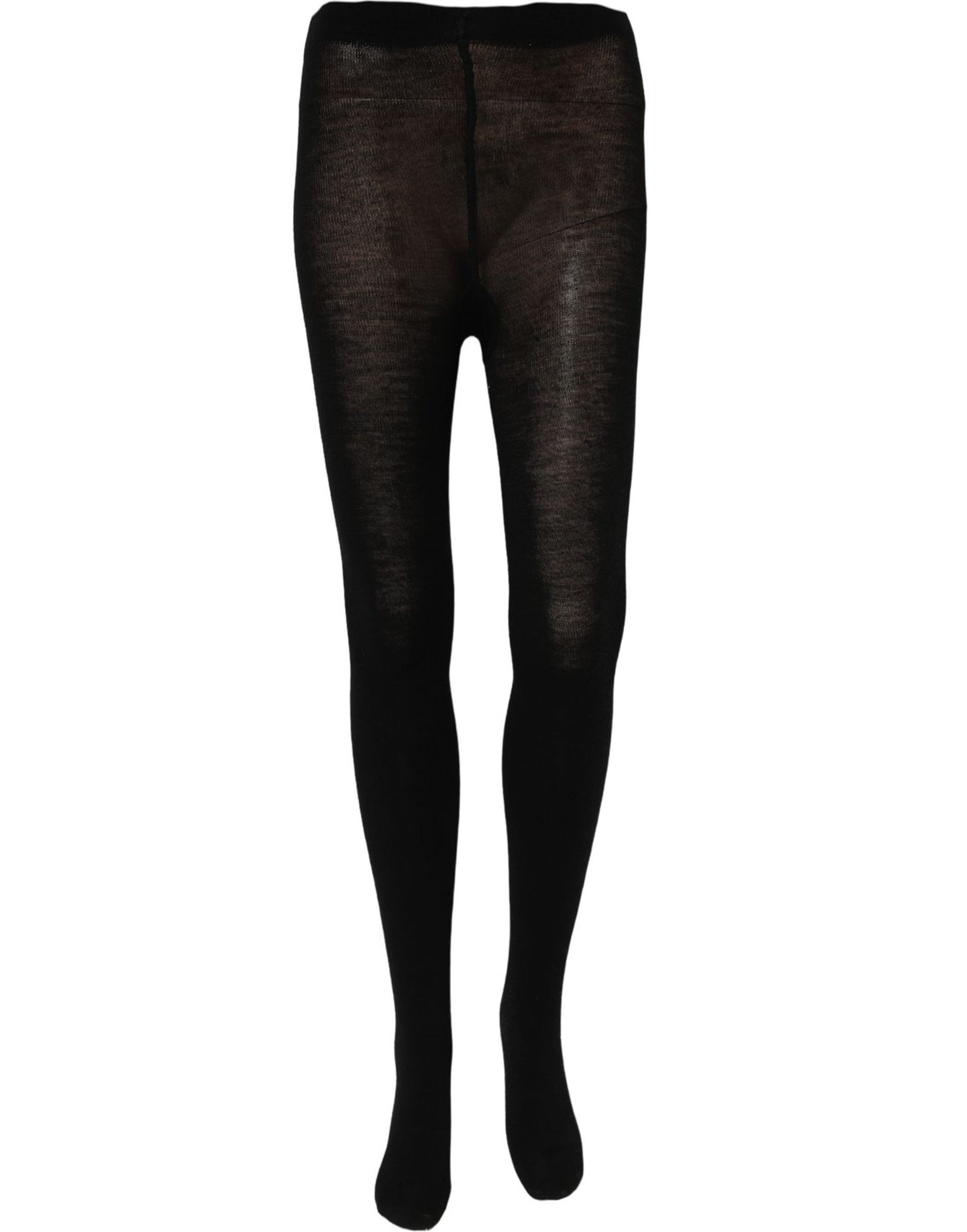 Dolce & Gabbana Black Wool Stretch Tights Stocking Accessory Socks - Image 3