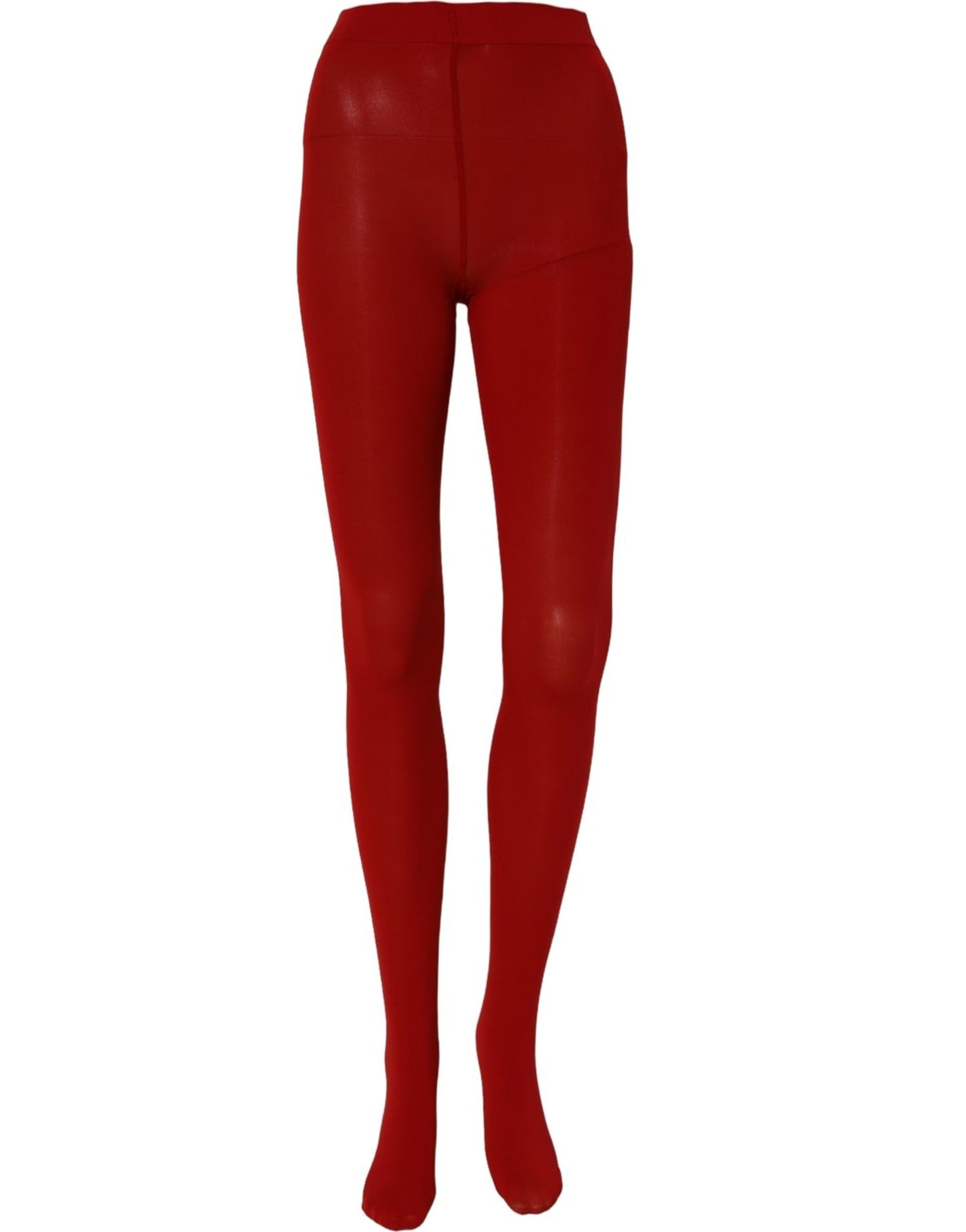 Dolce & Gabbana Red Nylon Tights Stocking Pantyhose Socks - Image 2