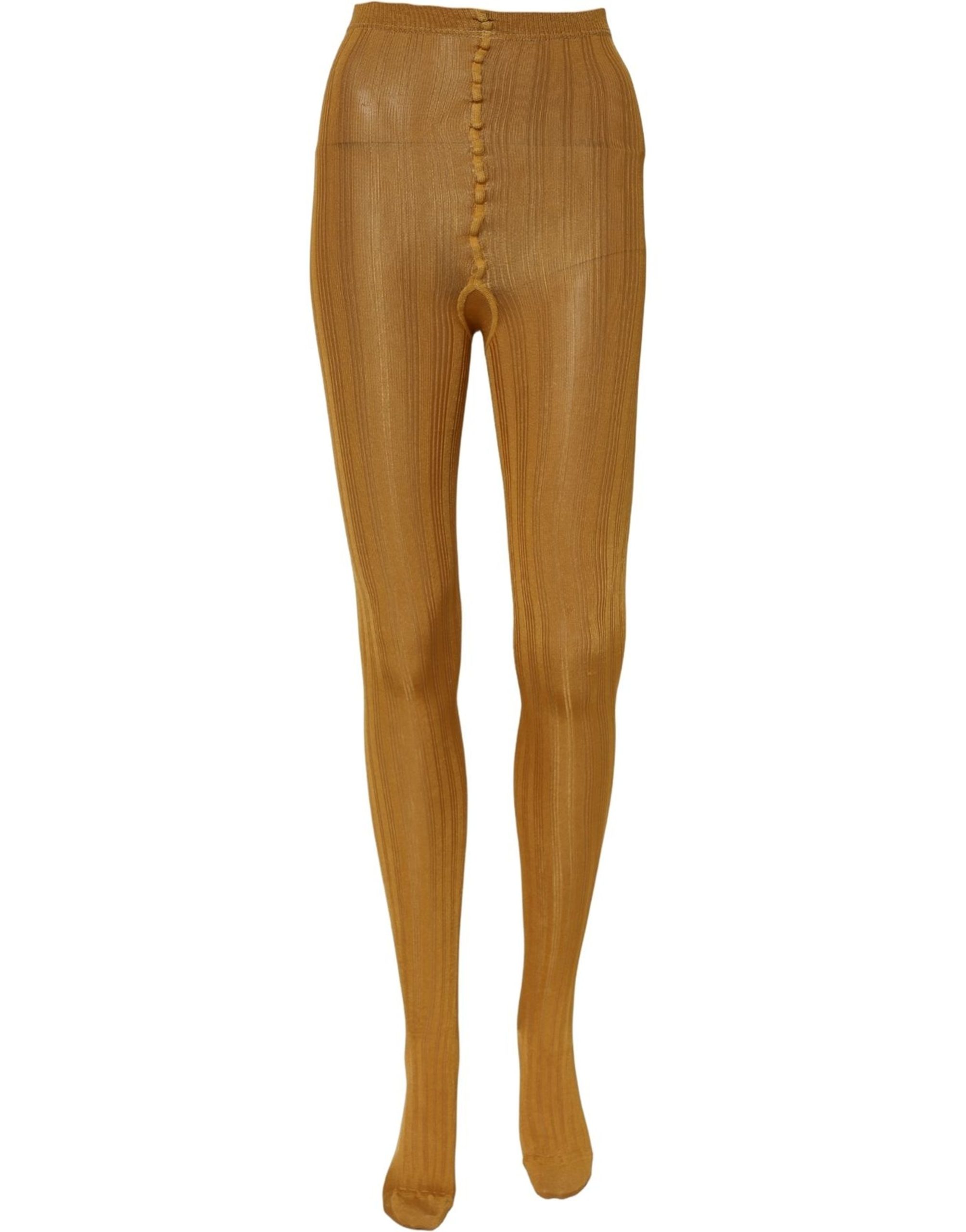 Dolce & Gabbana Mustard Nylon Tights Pantyhose Stockings Socks - Image 2