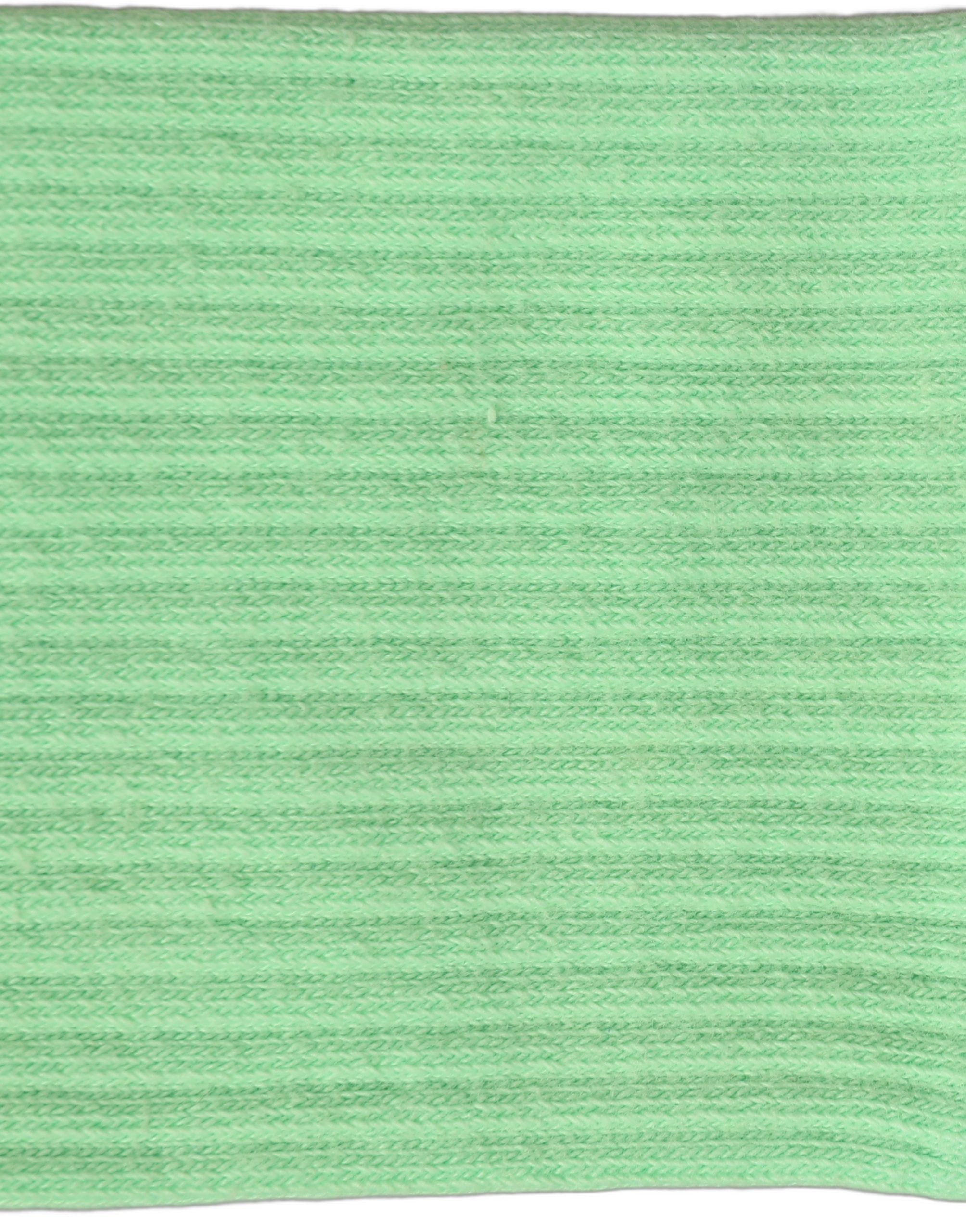 Dolce & Gabbana Green Cotton Ribbed Mid Calf Women Accessory Socks - Image 4