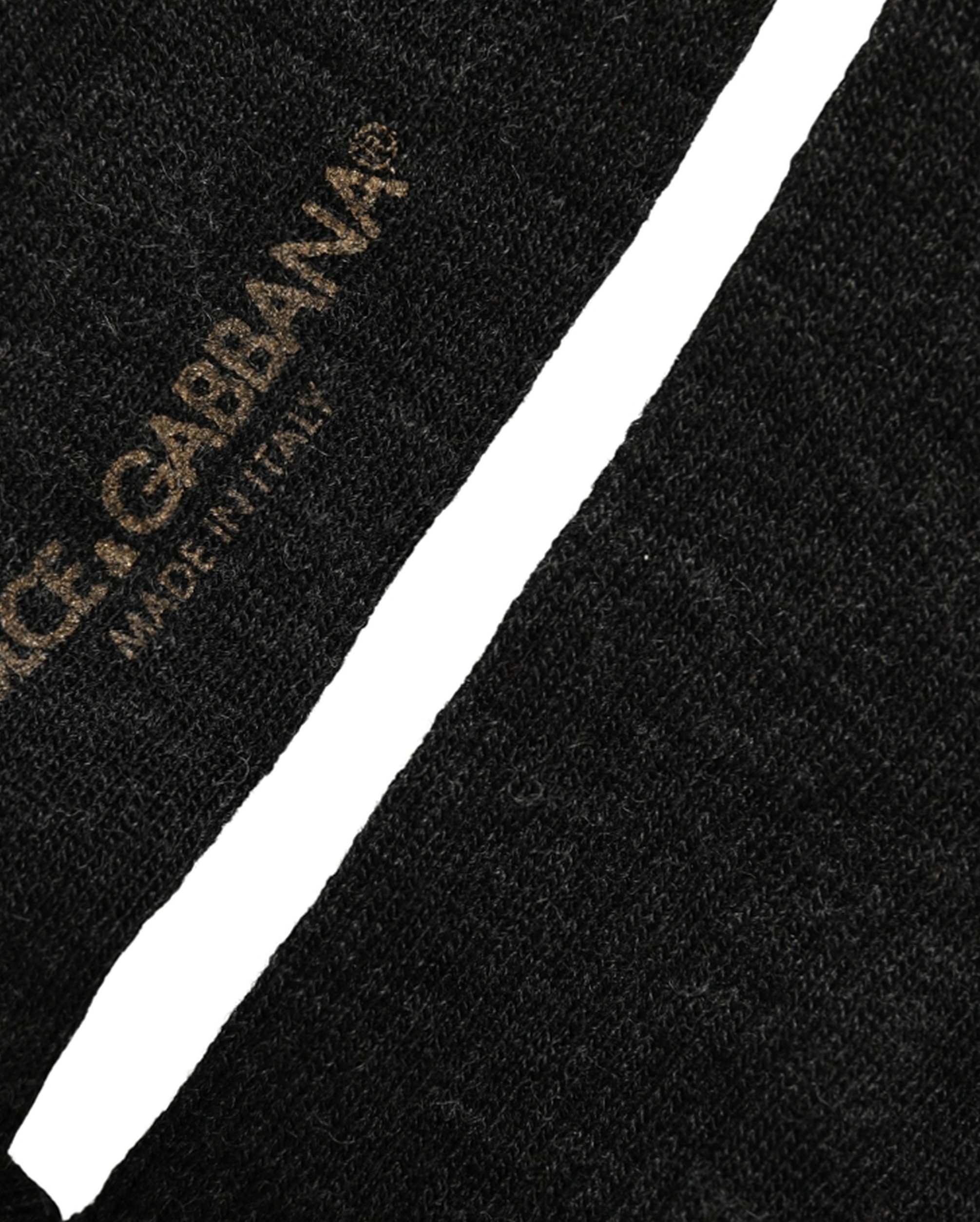 Dolce & Gabbana Black Wool DG Logo Mid Calf Accessory Socks - Image 5