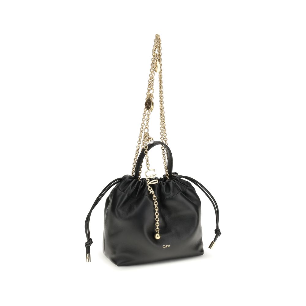 ChloƩ Black Calf Leather Bos Taurus Shoulder Bag - Image 2