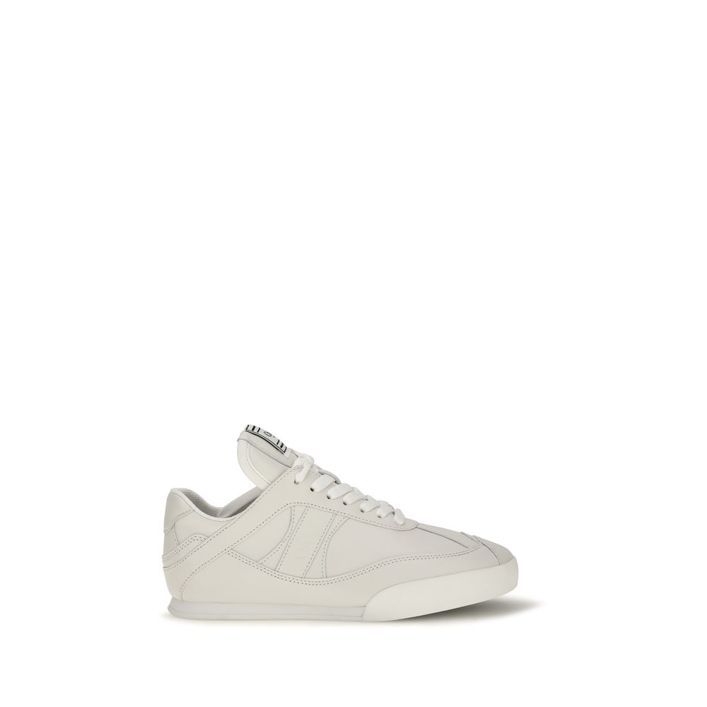ChloƩ White Calf Leather Bos Taurus Athletic Sneakers