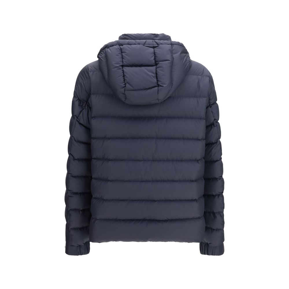 Moncler Blue Goose Down Shell Jacket - Image 2