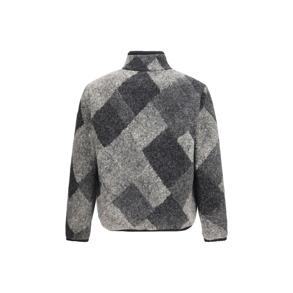 Moncler Gray Wool Oves Aries Sweatshirt - Image 2