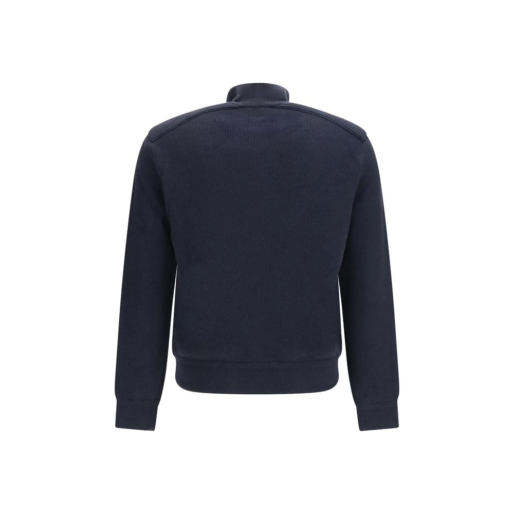 Moncler Blue Wool Oves Aries Sweatshirt - Image 2