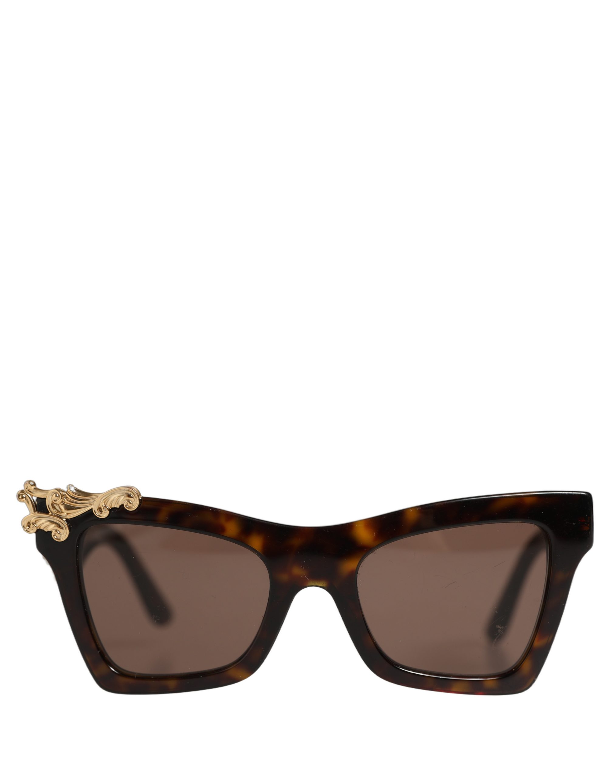 Dolce & Gabbana Brown DG4434 Accent Havana Acetate Frame Sunglasses - Image 3