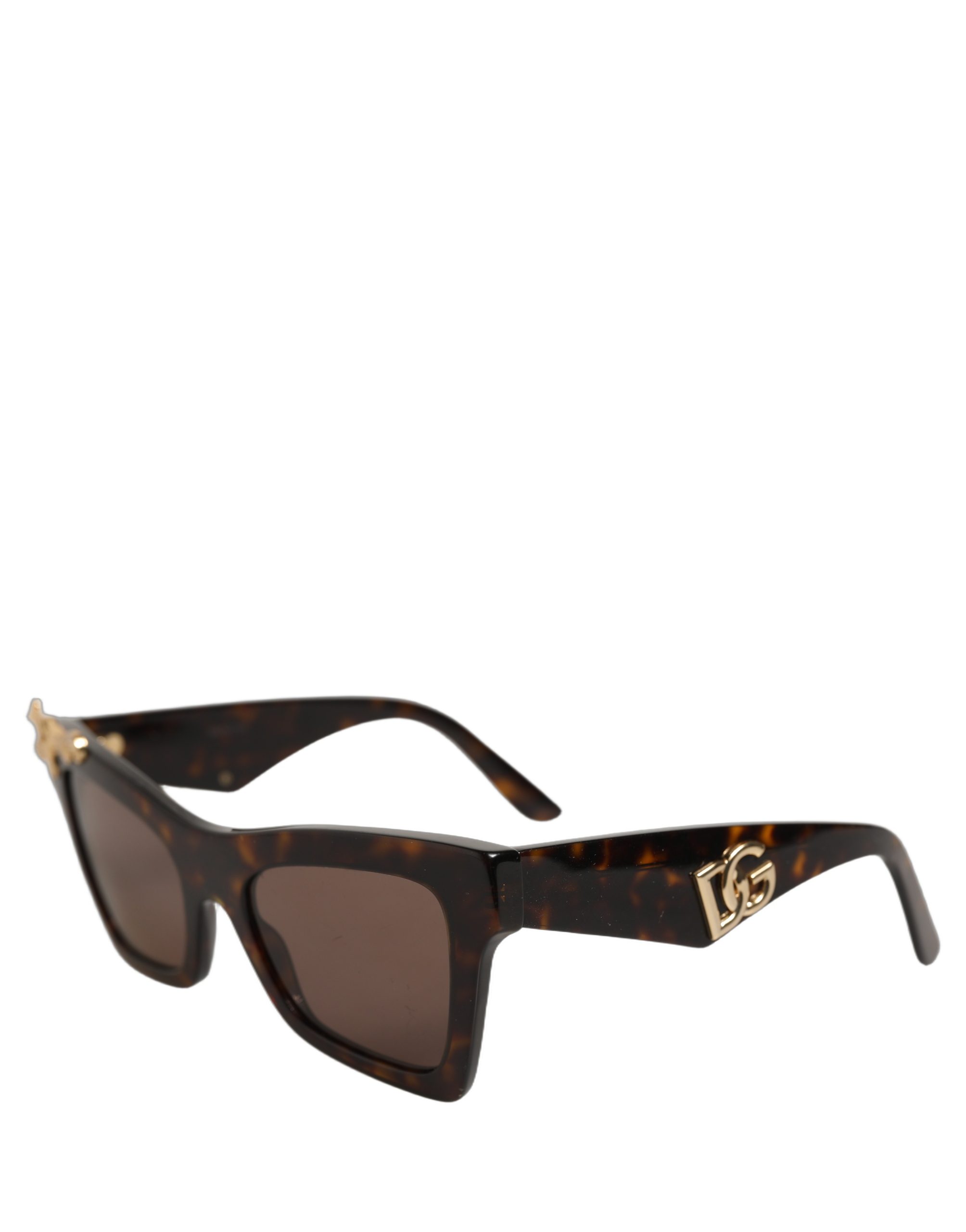 Dolce & Gabbana Brown DG4434 Accent Havana Acetate Frame Sunglasses - Image 5