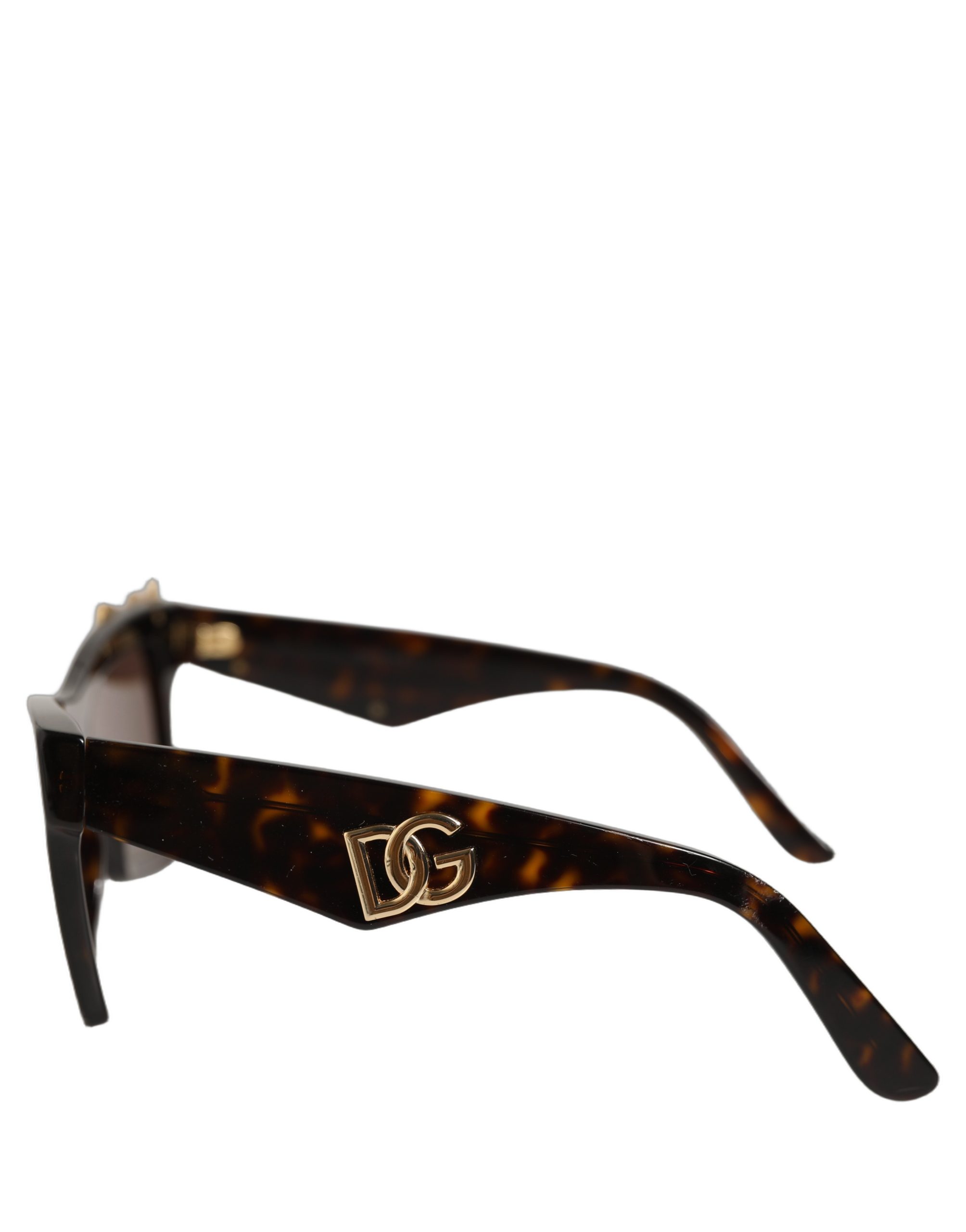 Dolce & Gabbana Brown DG4434 Accent Havana Acetate Frame Sunglasses - Image 6