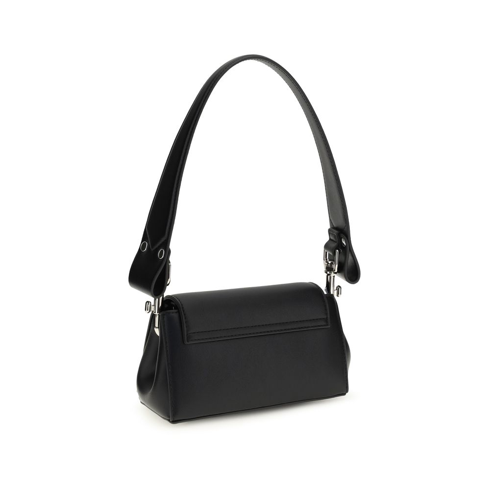 Vivienne Westwood Black Polyurethane Shoulder Bag - Image 3