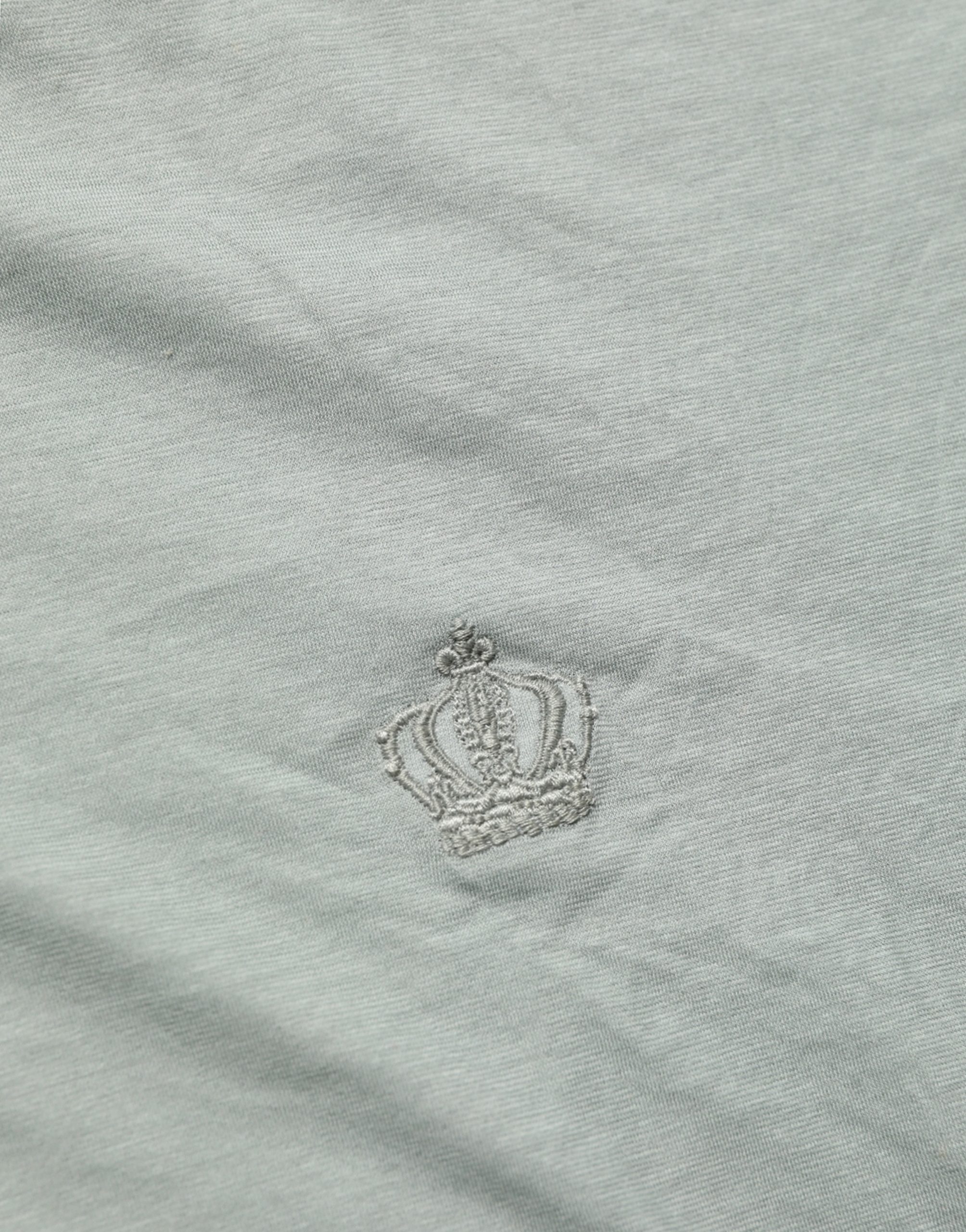 Dolce & Gabbana Green Cotton Short Sleeve Crew Neck T-shirt