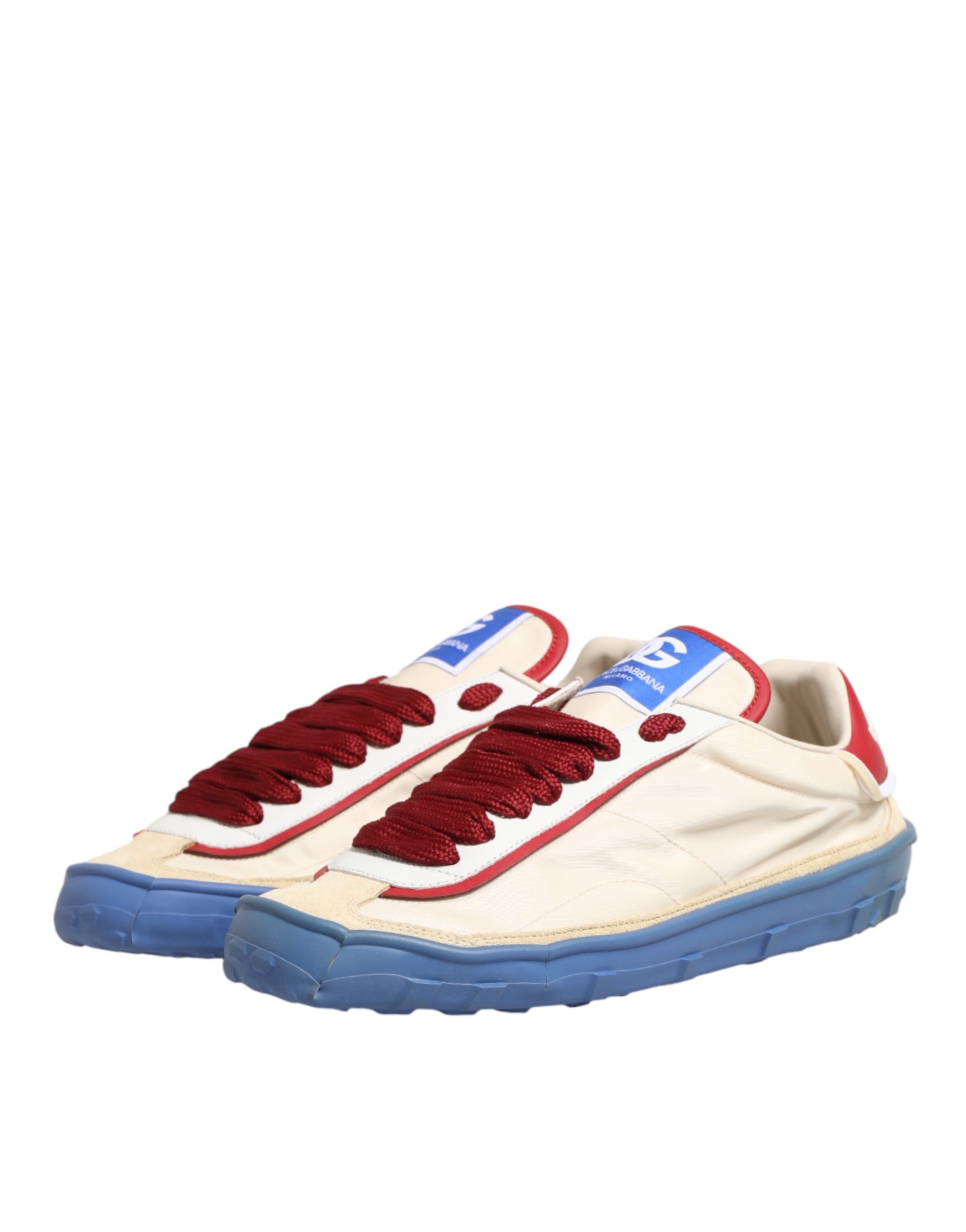 Dolce & Gabbana Multicolor Old Runner Lace-Up Sneakers Shoes - Image 4
