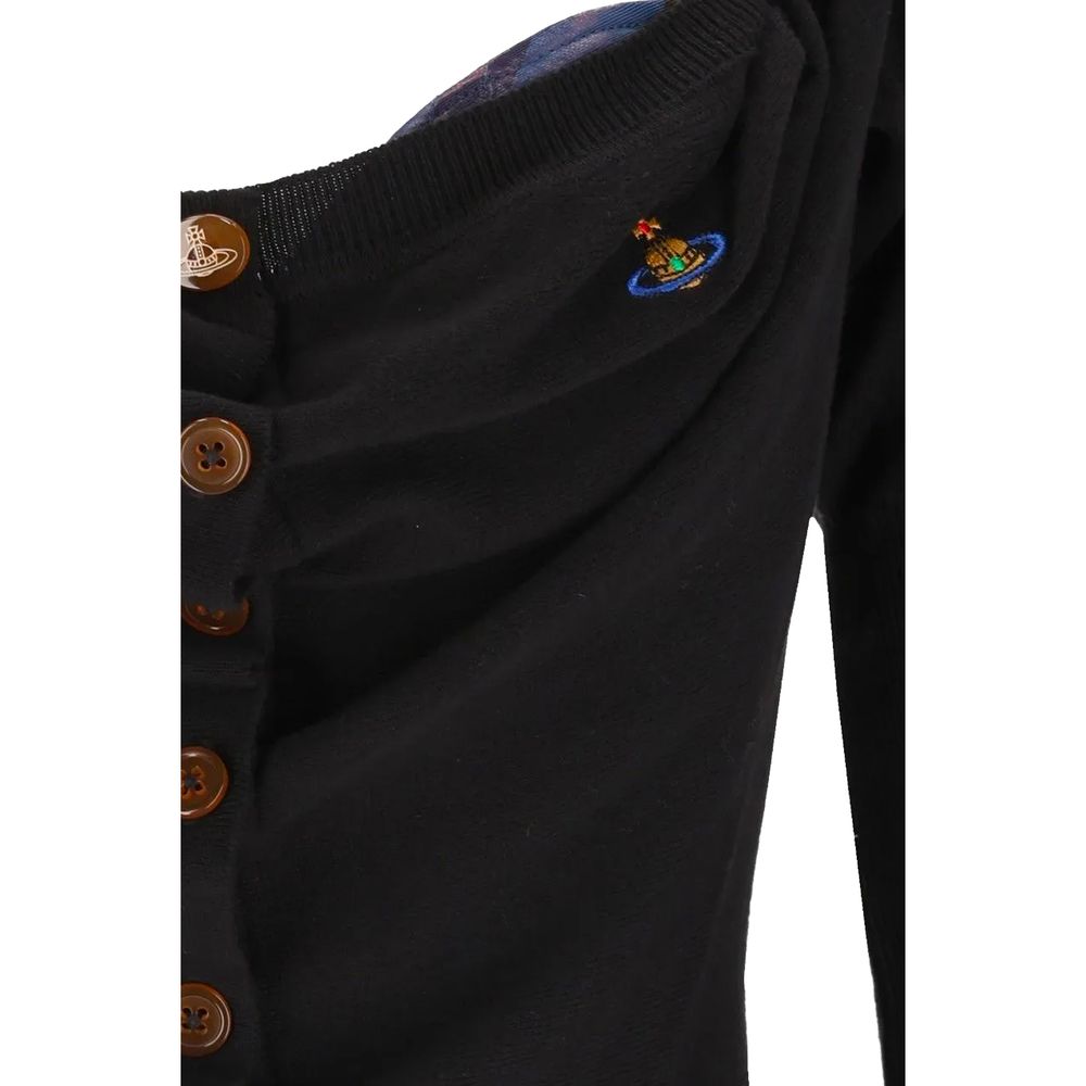 Vivienne Westwood Black Silk Cardigan - Image 3
