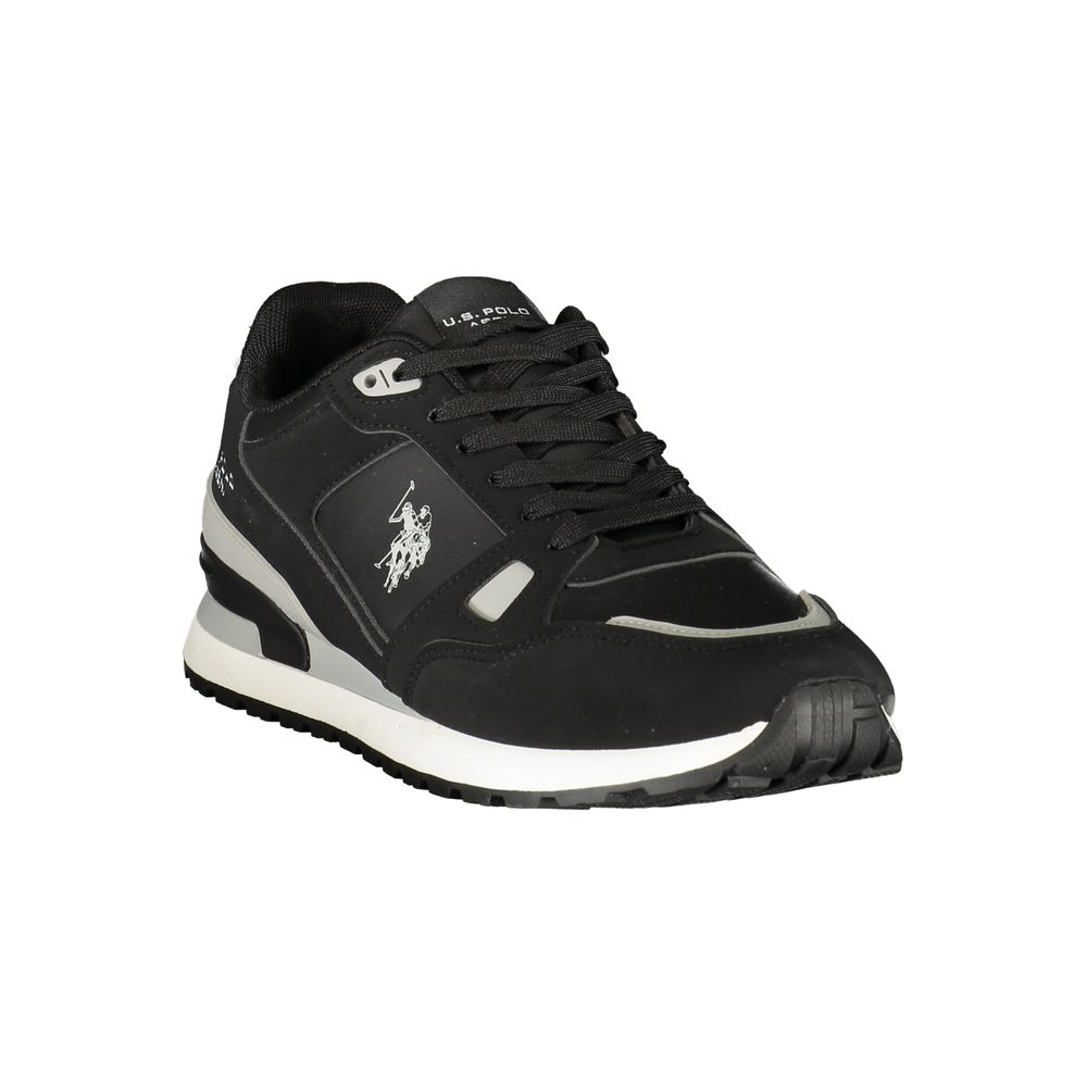 U.S. POLO ASSN. Black Polyurethane Men's Sneaker - Image 2