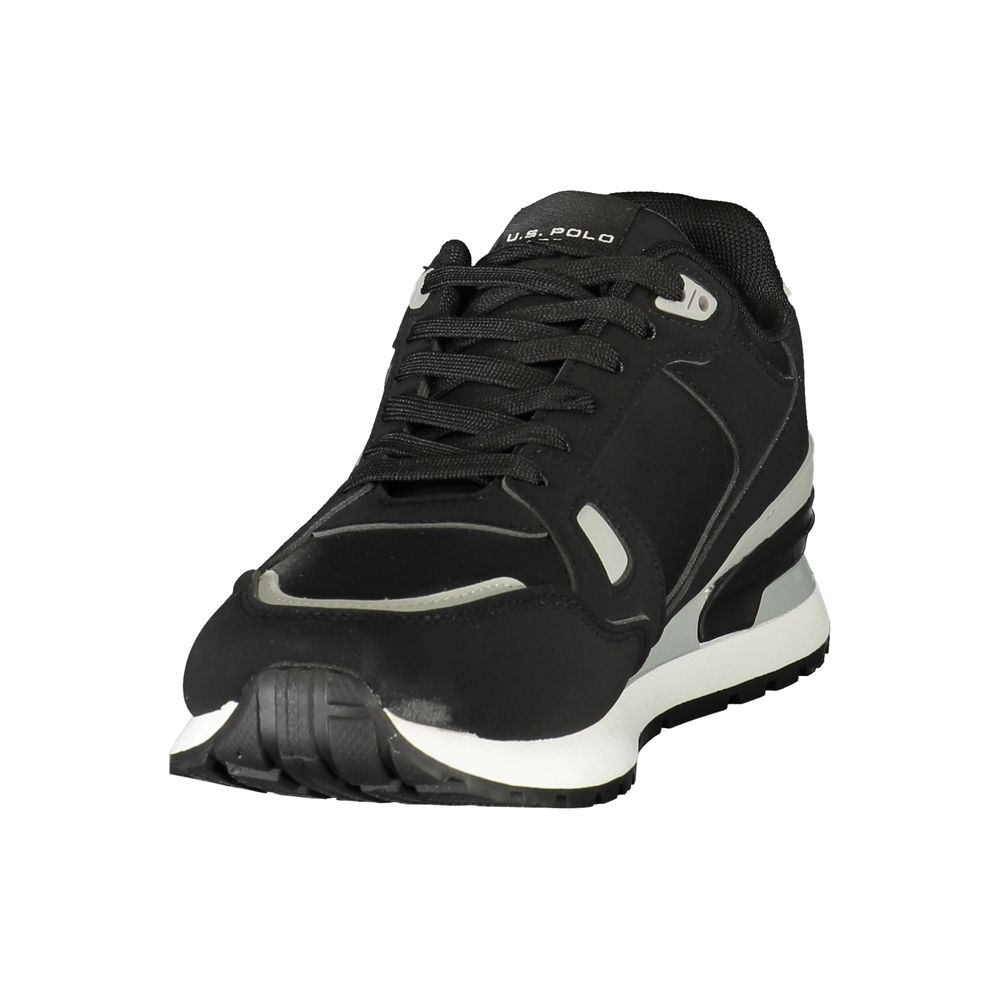 U.S. POLO ASSN. Black Polyurethane Men's Sneaker - Image 3