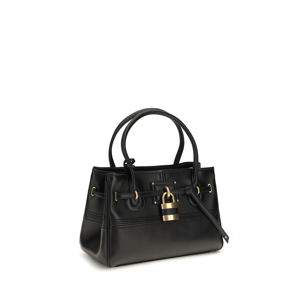 ChloƩ Black Buffalo Leather Shoulder Bag - Image 2