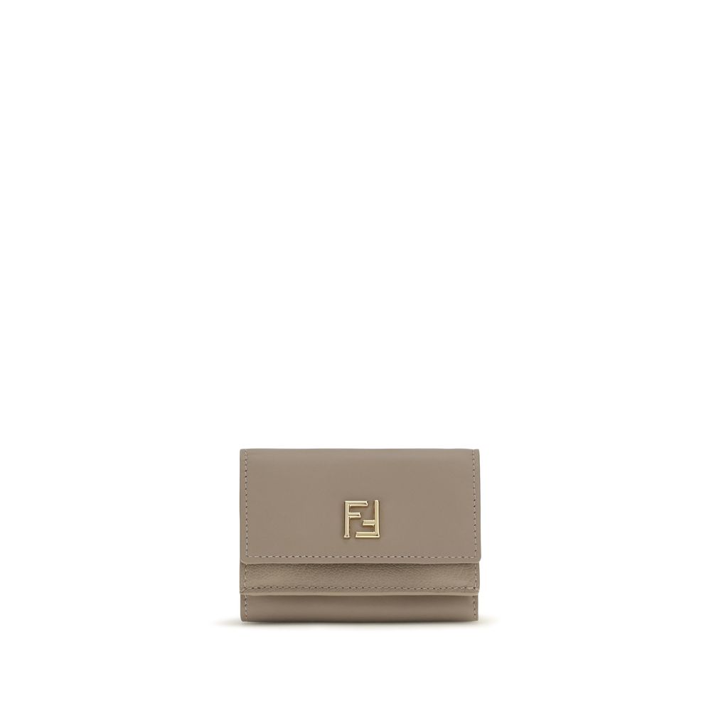Fendi Beige Calf Leather Bos Taurus Wallet