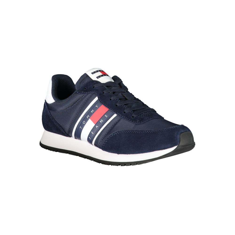 Tommy Hilfiger Blue Polyester Men's Sneaker - Image 2