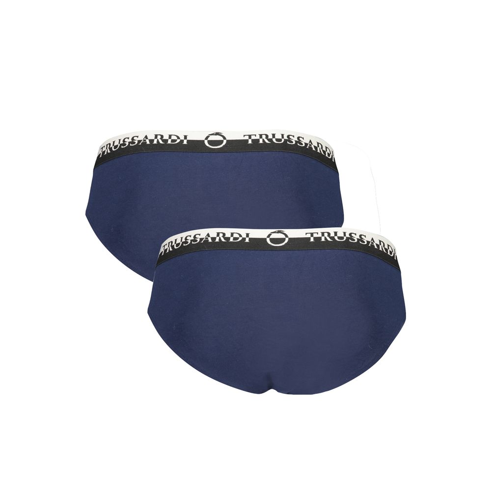Trussardi Blu Cotton Men Underwear - Image 2