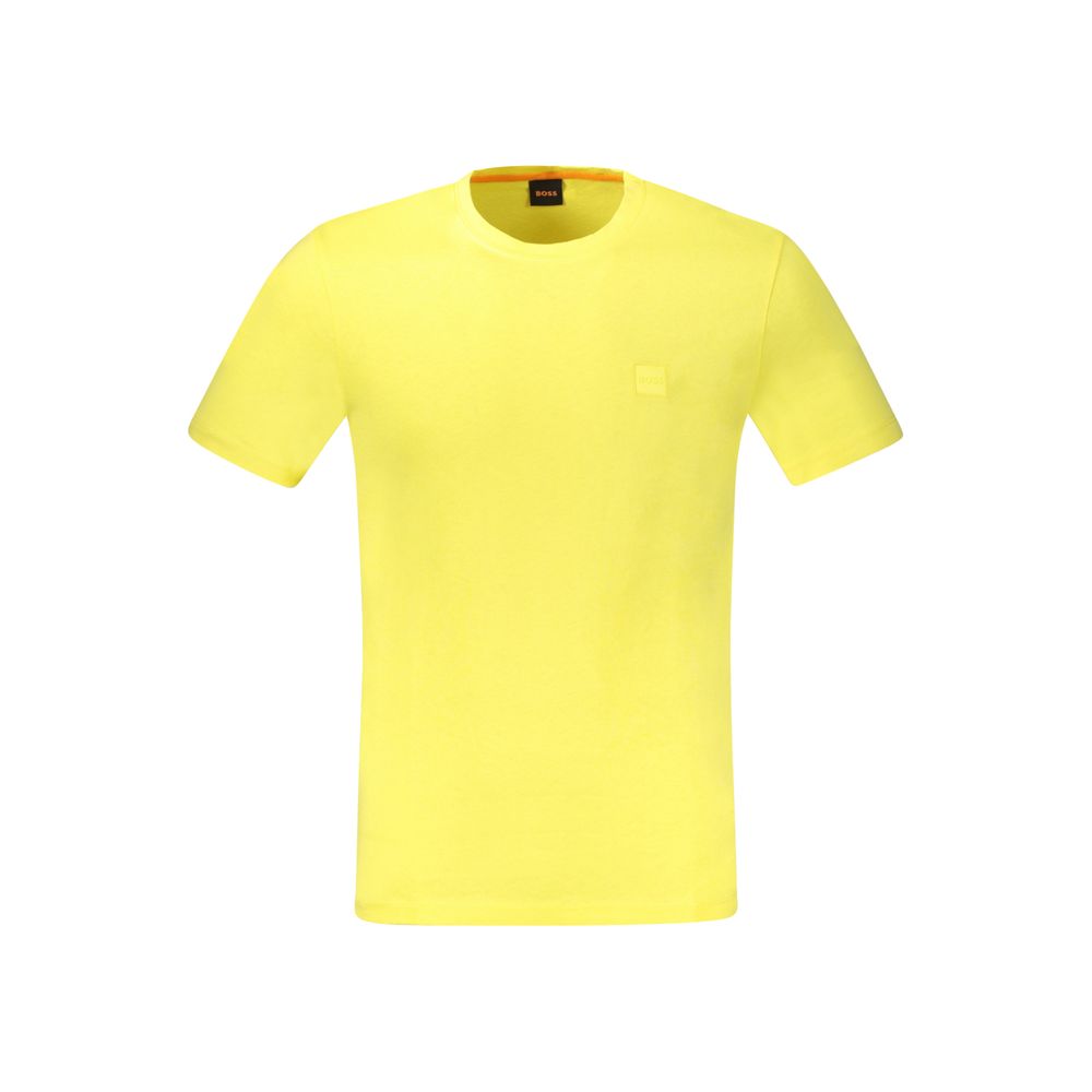 Hugo Boss Yellow Cotton Men's T-Shirt