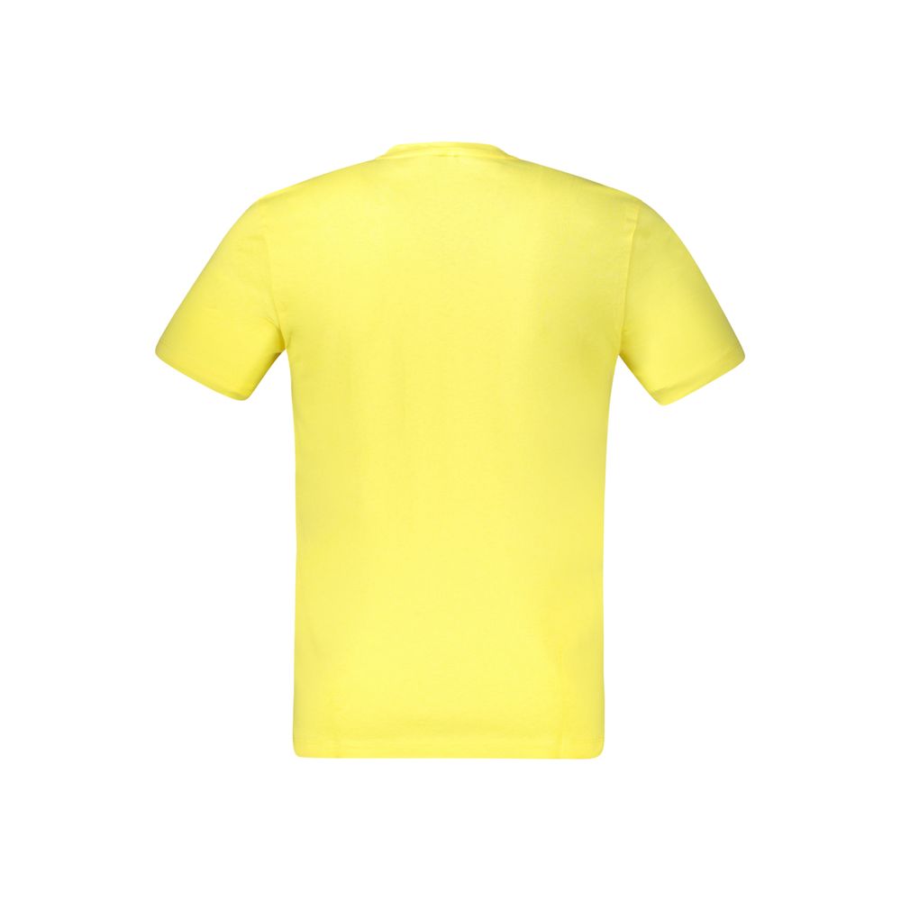 Hugo Boss Yellow Cotton Men's T-Shirt - Image 2