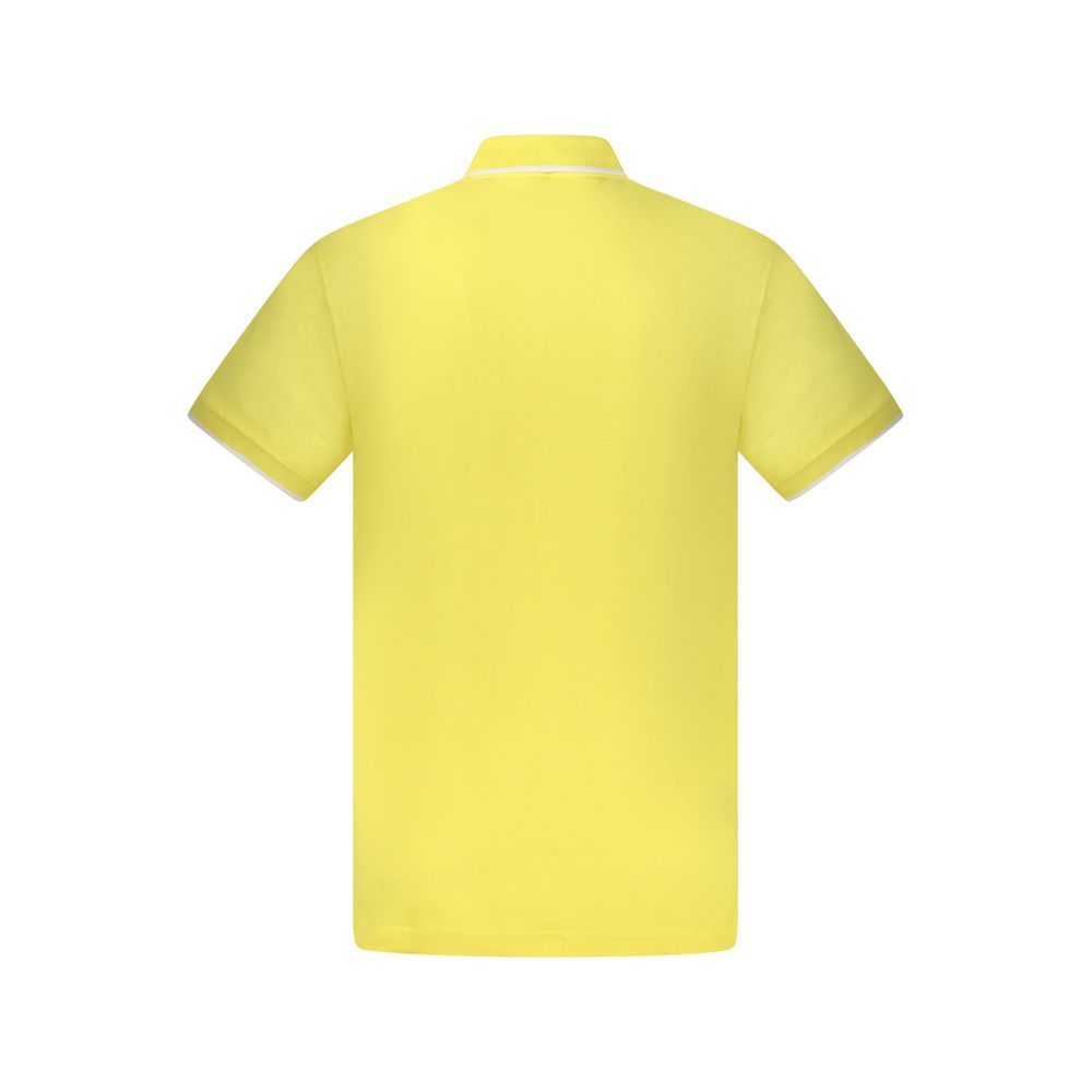 Hugo Boss Yellow Cotton Men's Polo - Image 2