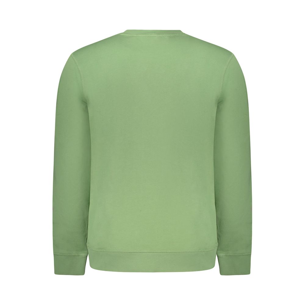 Hugo Boss Green Cotton Men's Sweatshirt - Image 2