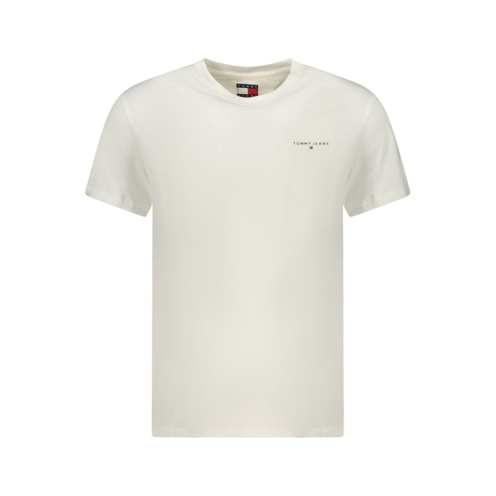 Tommy Hilfiger White Cotton Men's T-Shirt