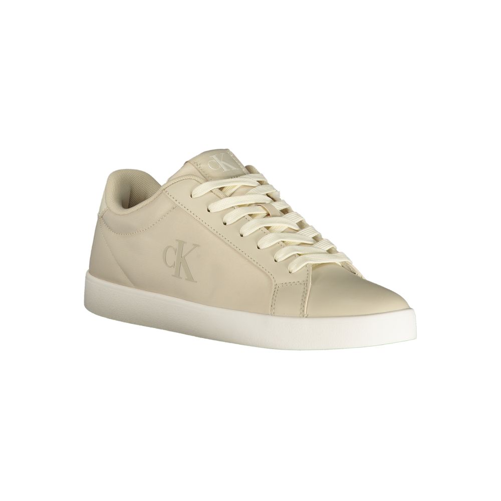 Calvin Klein Beige Polyurethane Womens Sneaker - Image 2