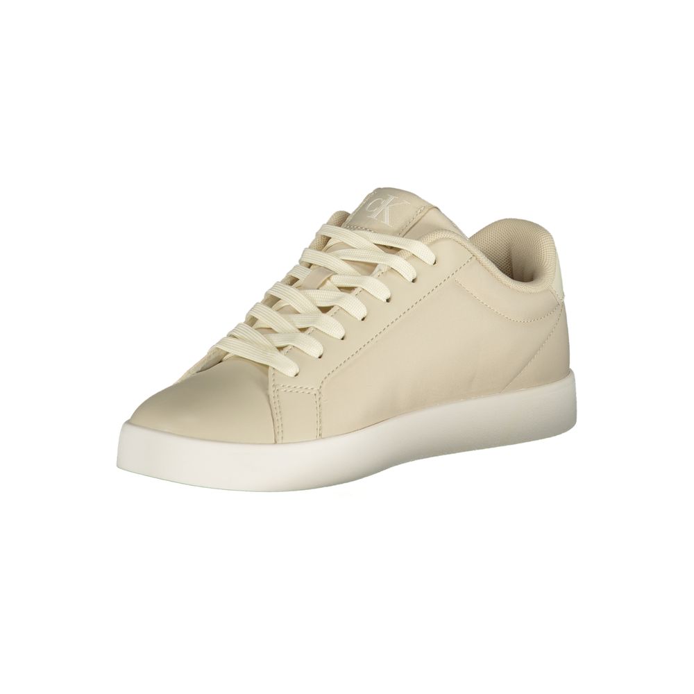 Calvin Klein Beige Polyurethane Womens Sneaker - Image 3