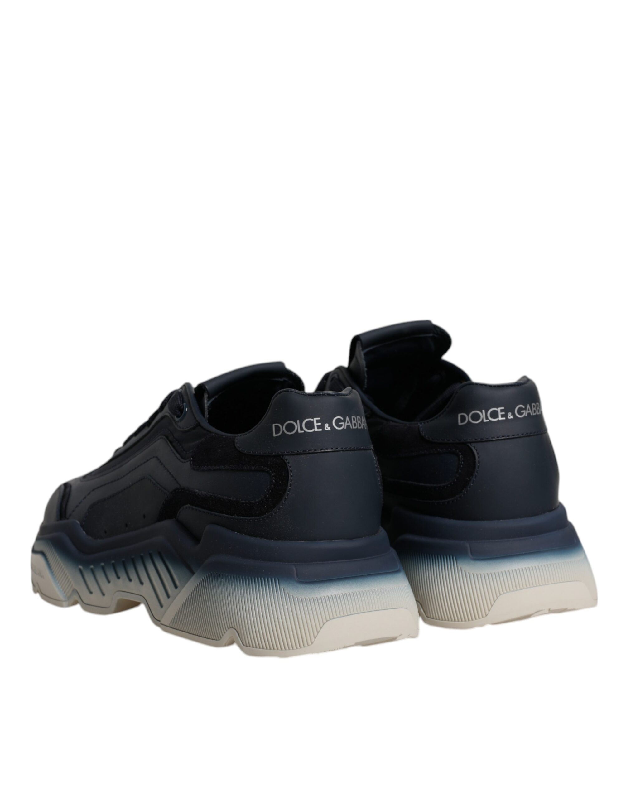Dolce & Gabbana Navy Blue Daymaster Low Top Men Sneakers Shoes - Image 4