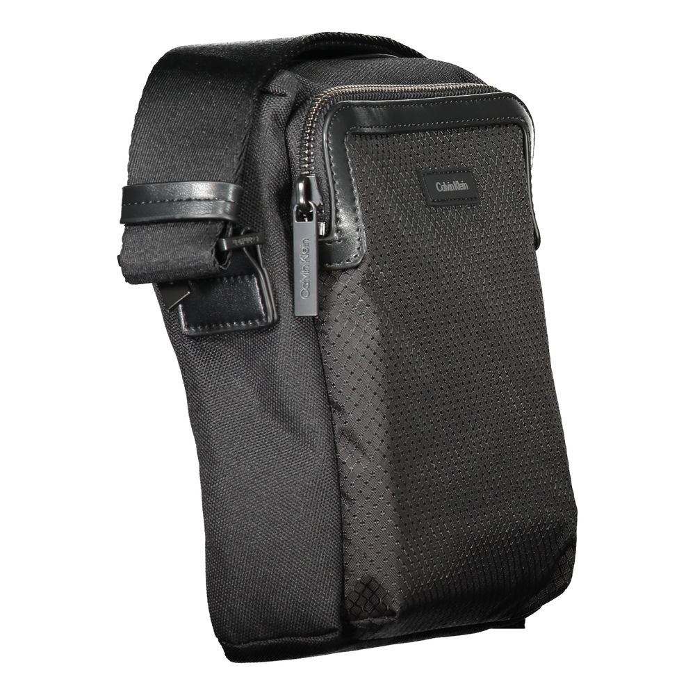 Calvin Klein Black Polyester Men's Shoulder Bag - Image 3