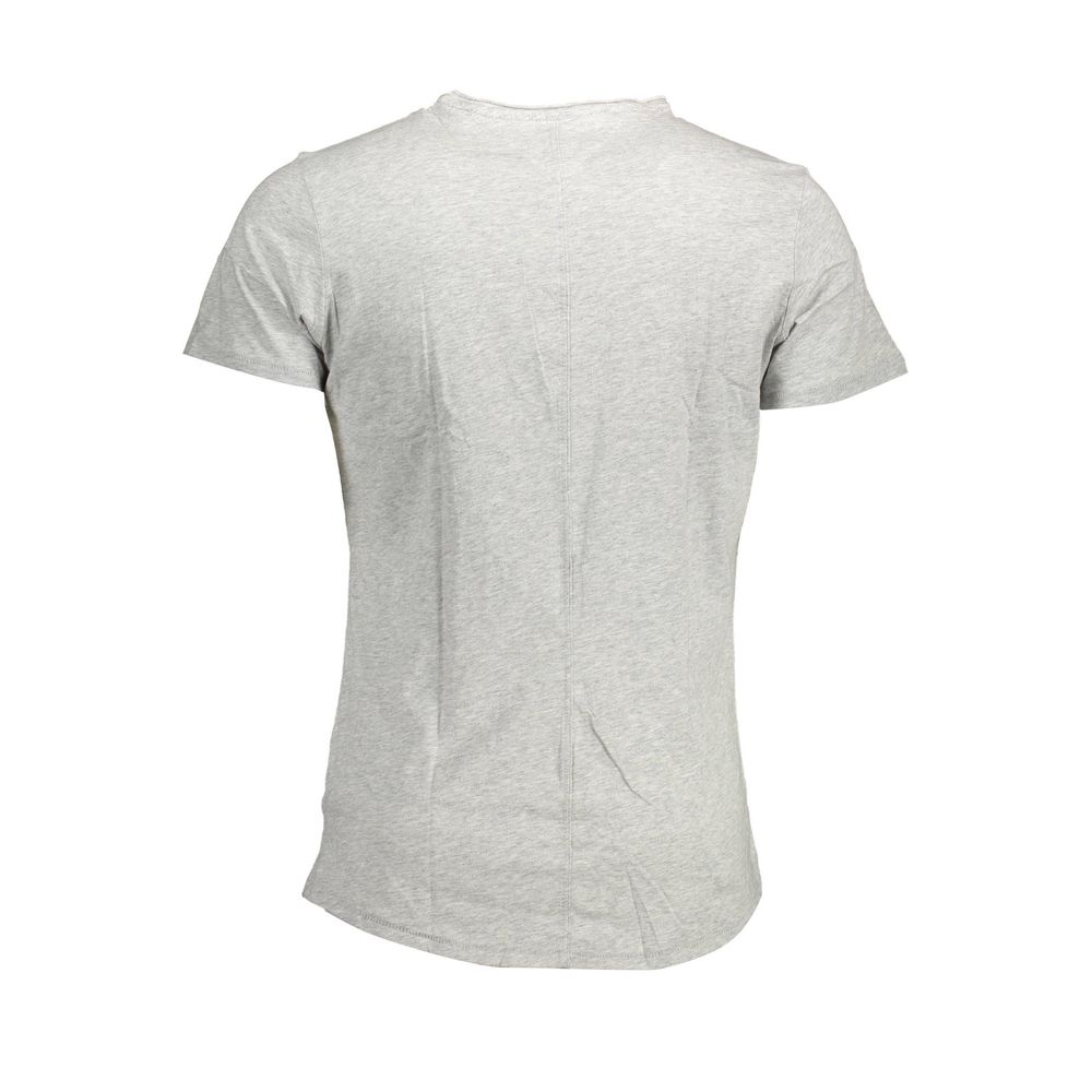 Tommy Hilfiger Grigio Cotton Male T-Shirt - Image 2