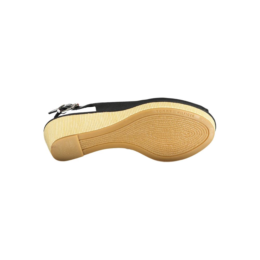 Tommy Hilfiger Black Polyester Women Sandal - Image 2