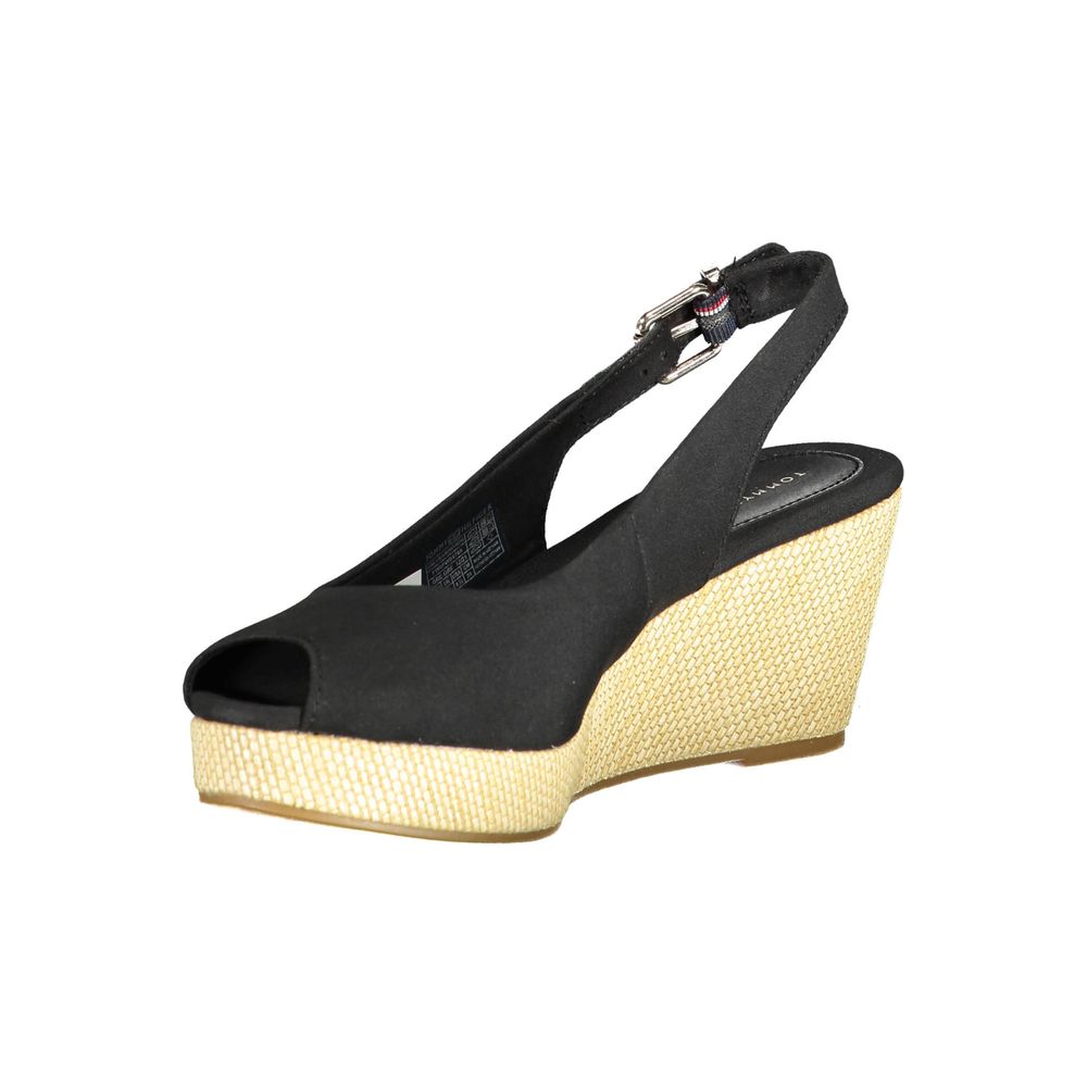 Tommy Hilfiger Black Polyester Women Sandal - Image 3