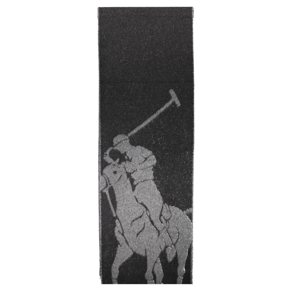 Ralph Lauren Nero Lana Uomo Scarf - Image 3