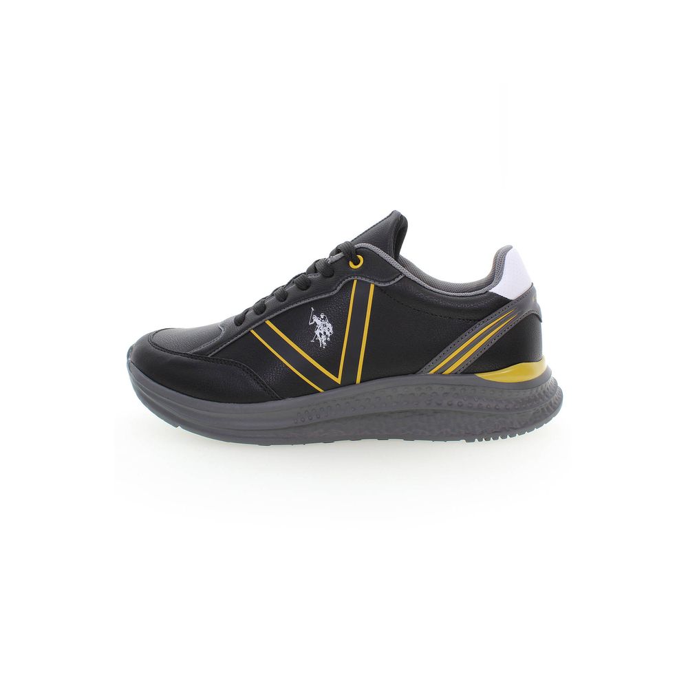 U.S. POLO ASSN. Black Polyester Men's Sneaker - Image 2